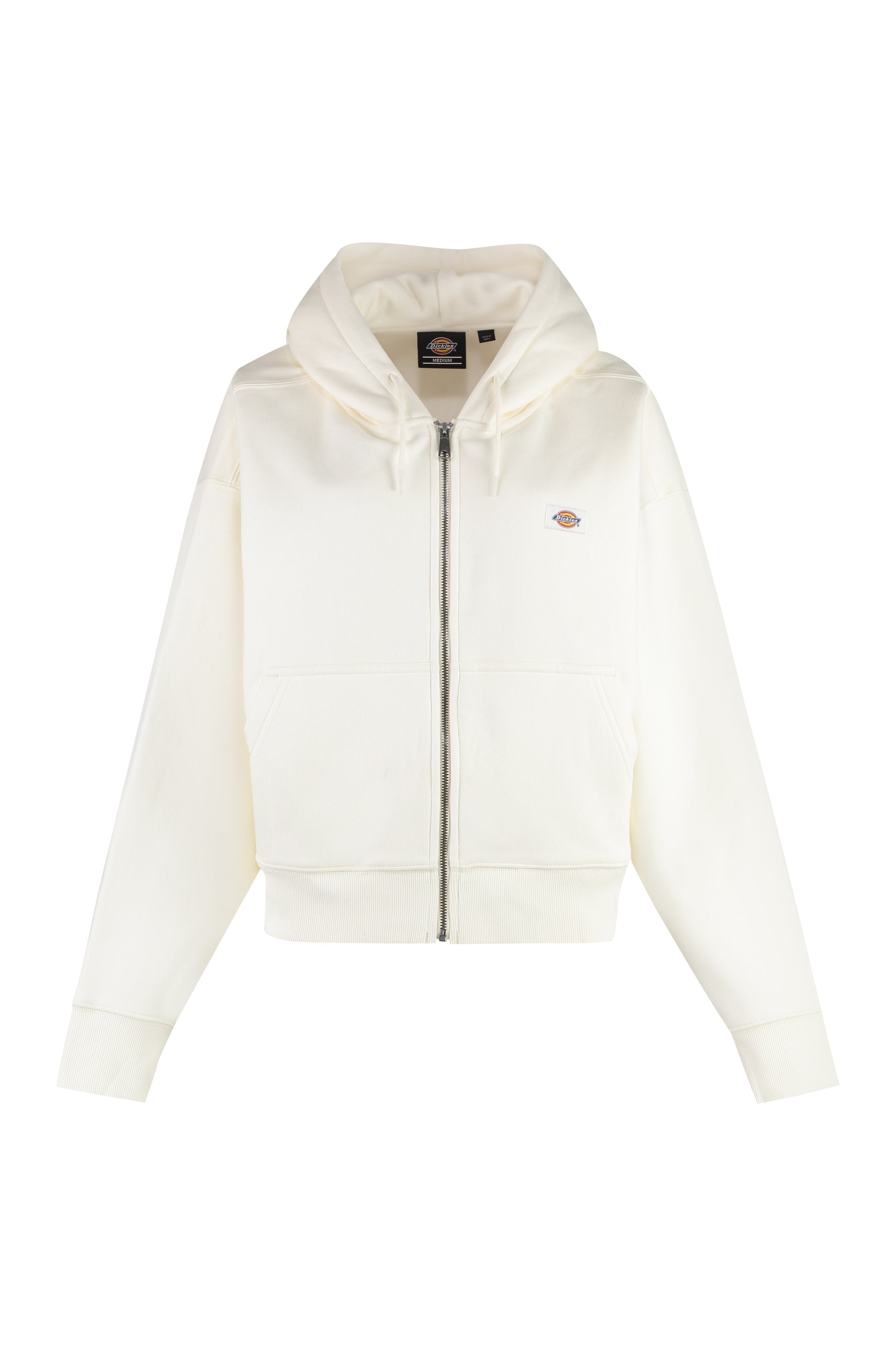 Oakport full zip cotton hoodie