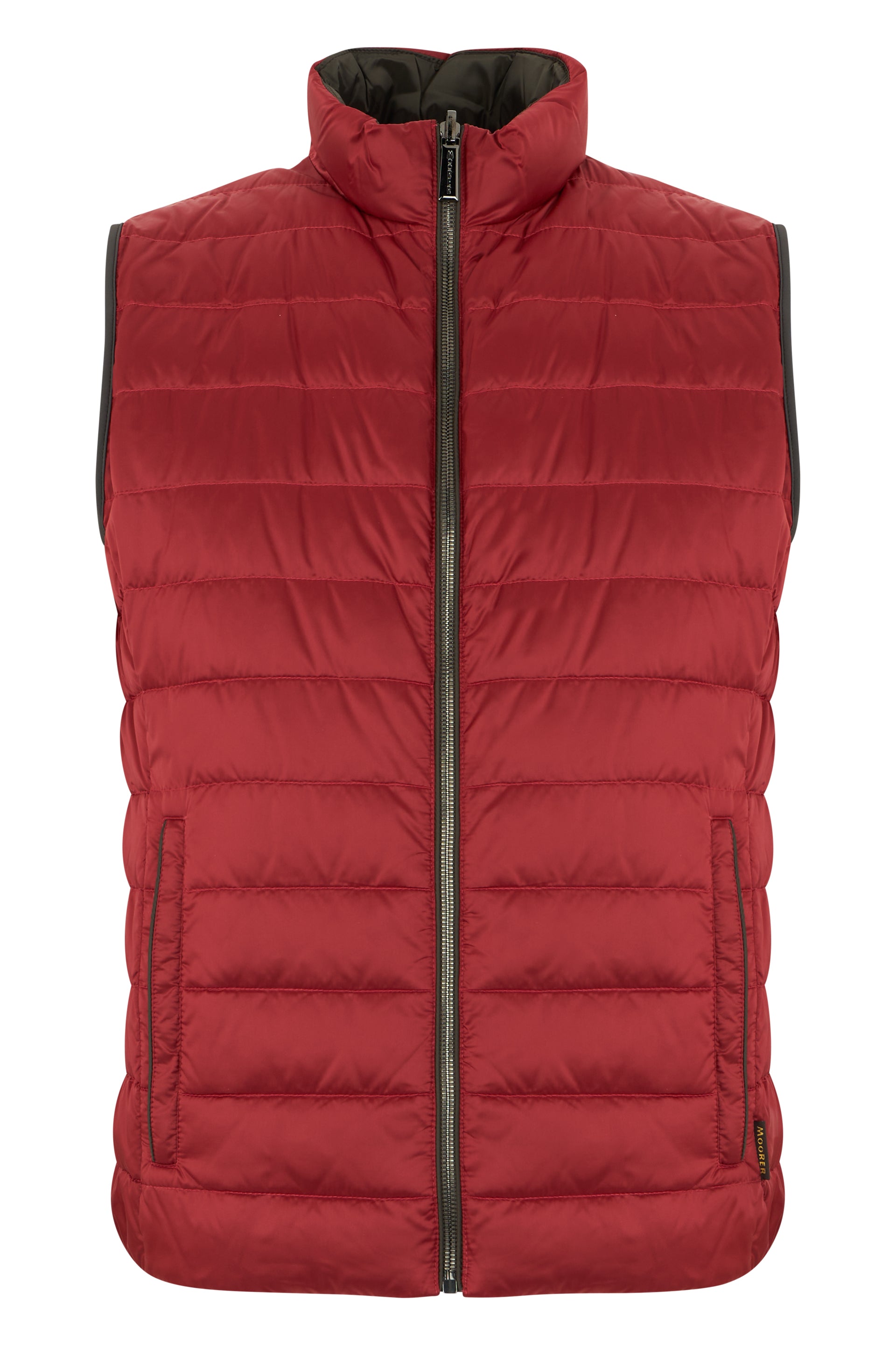 Modern red padded gilet for any occasion