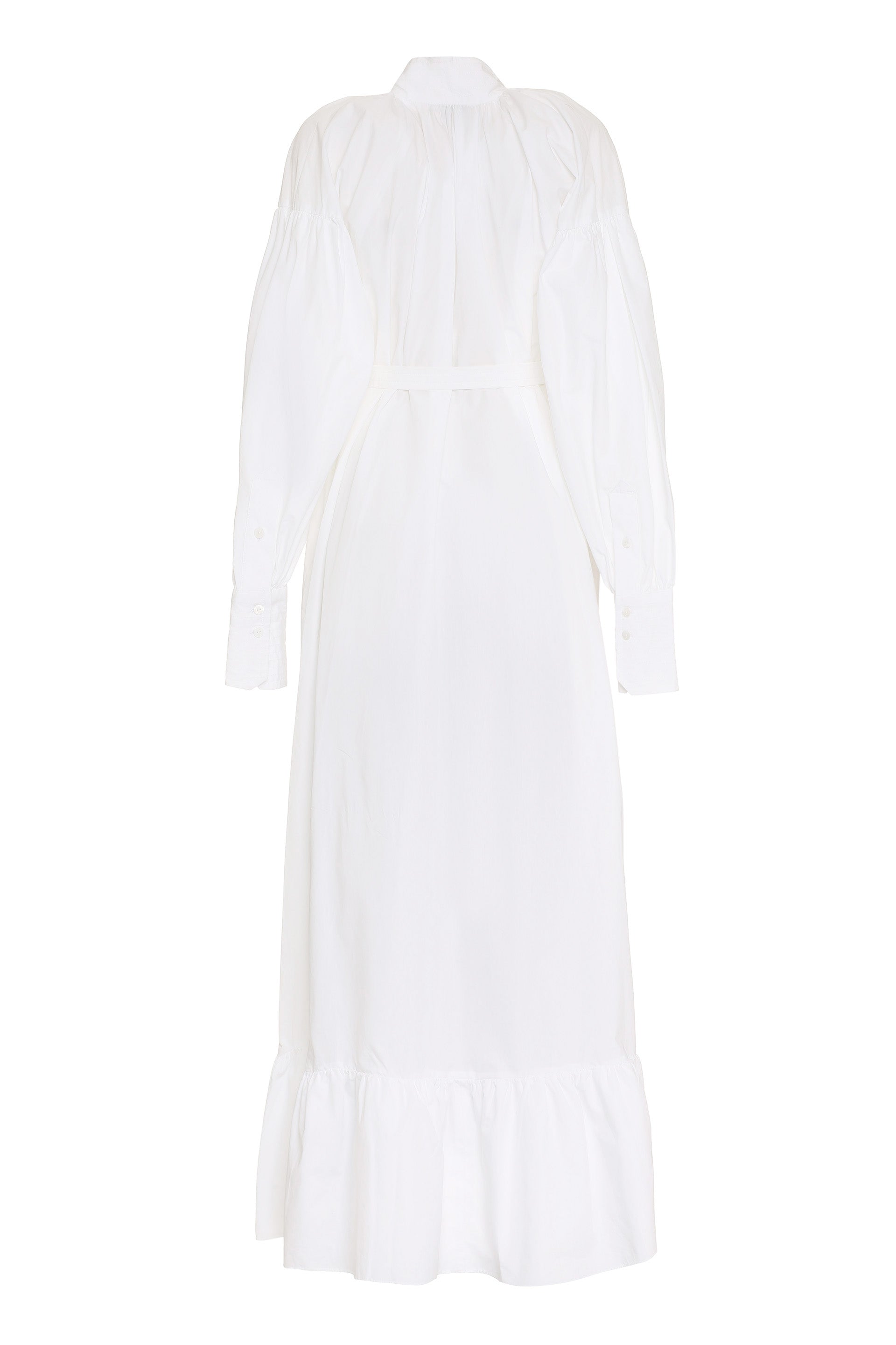 Belted cotton shirtdress