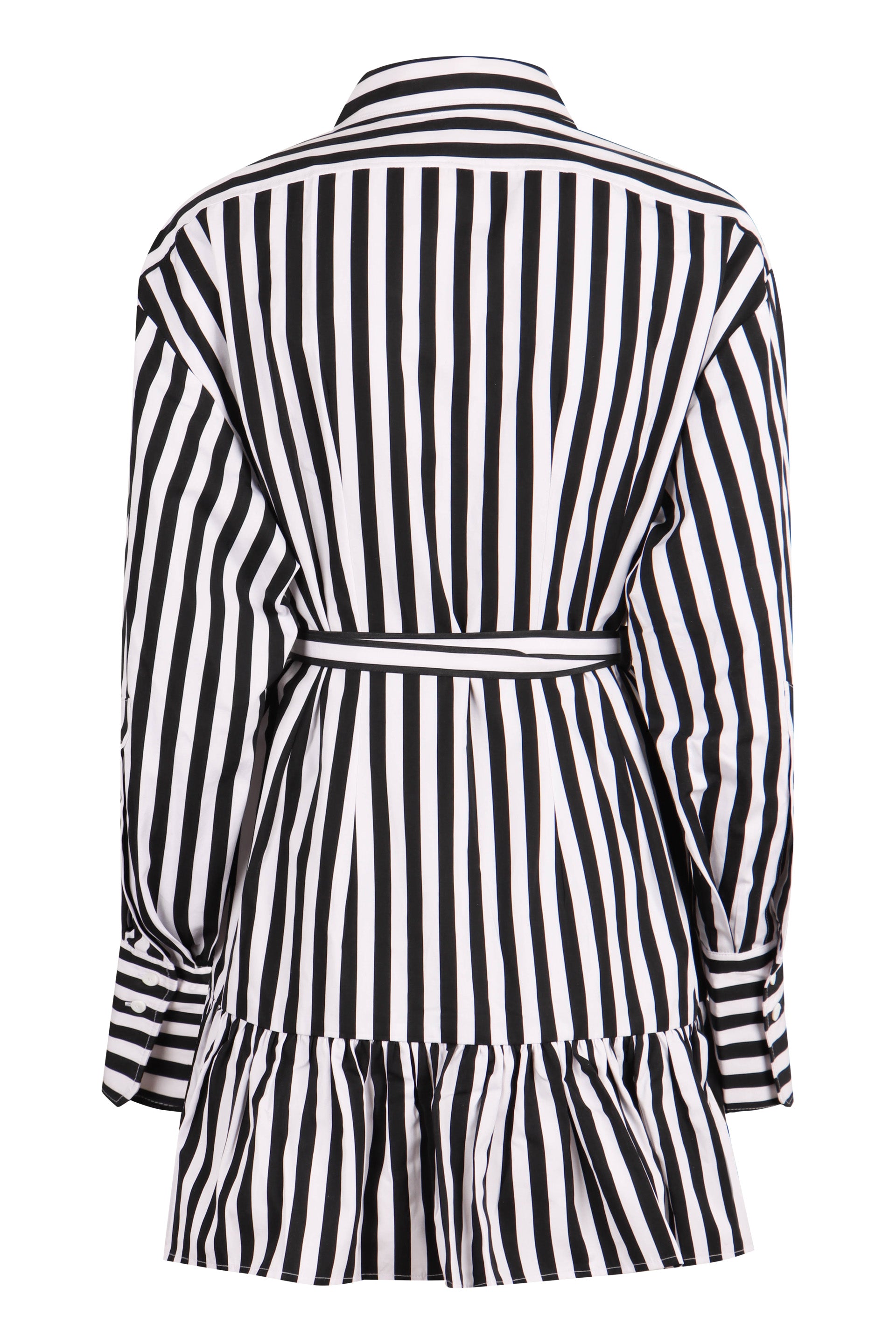 Striped cotton shirtdress