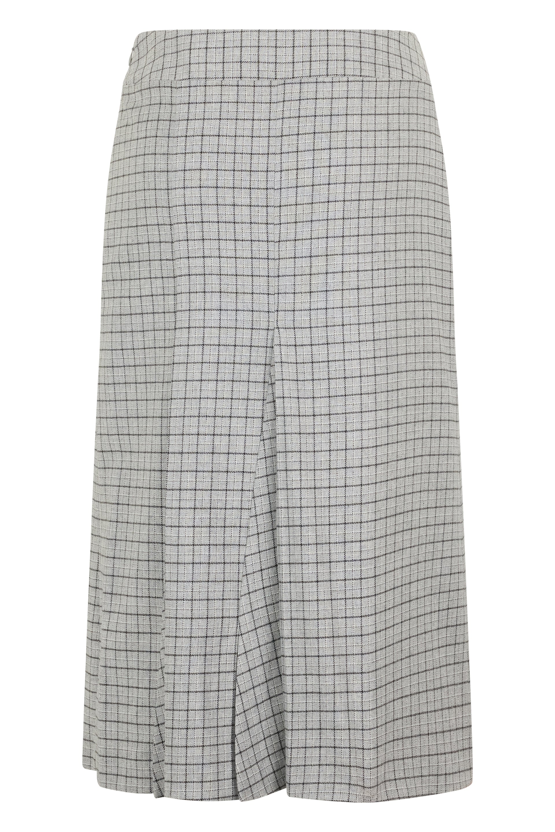 Long pleated skirt with elegant print.