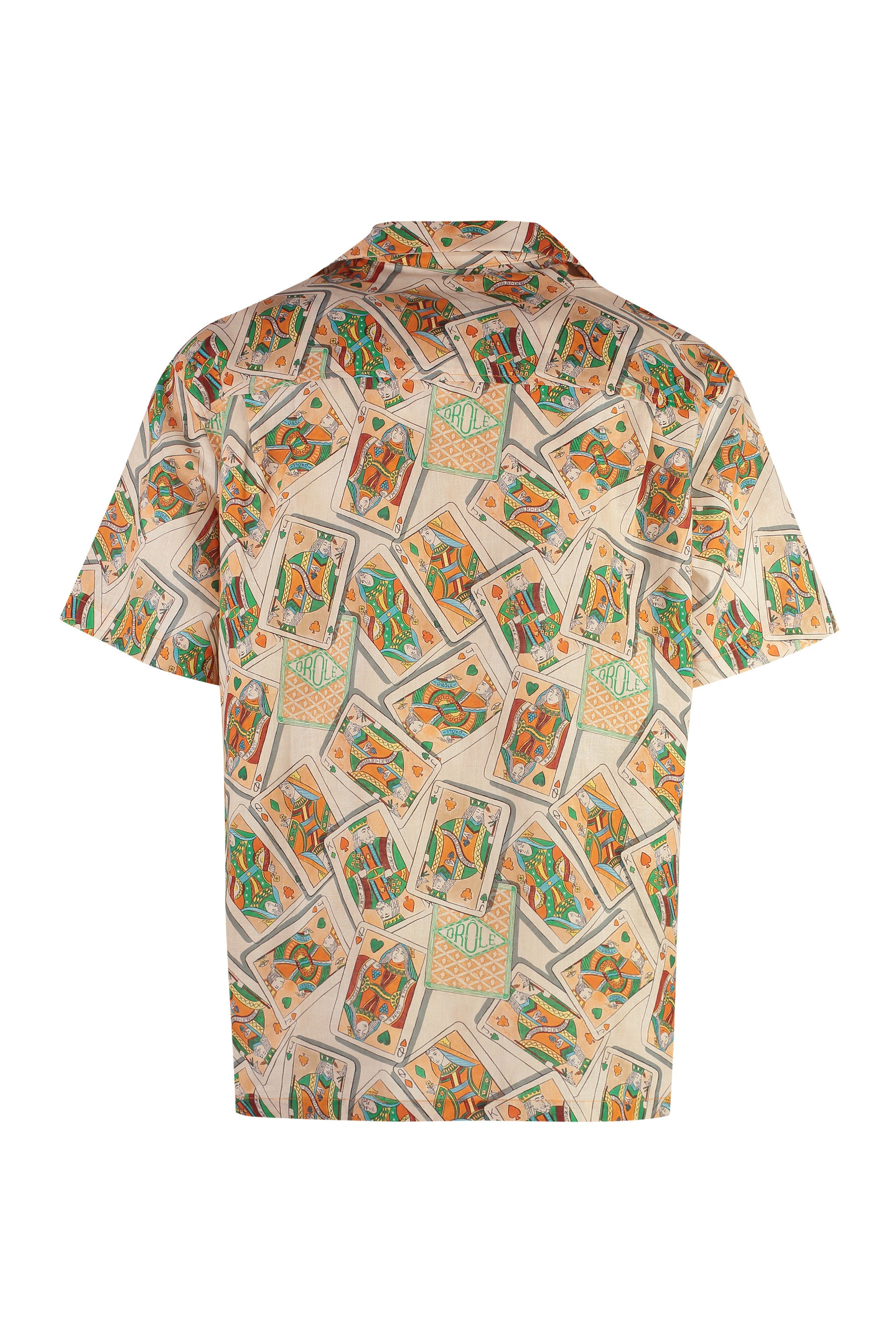 Jeu de Cartes short sleeve cotton blend shirt