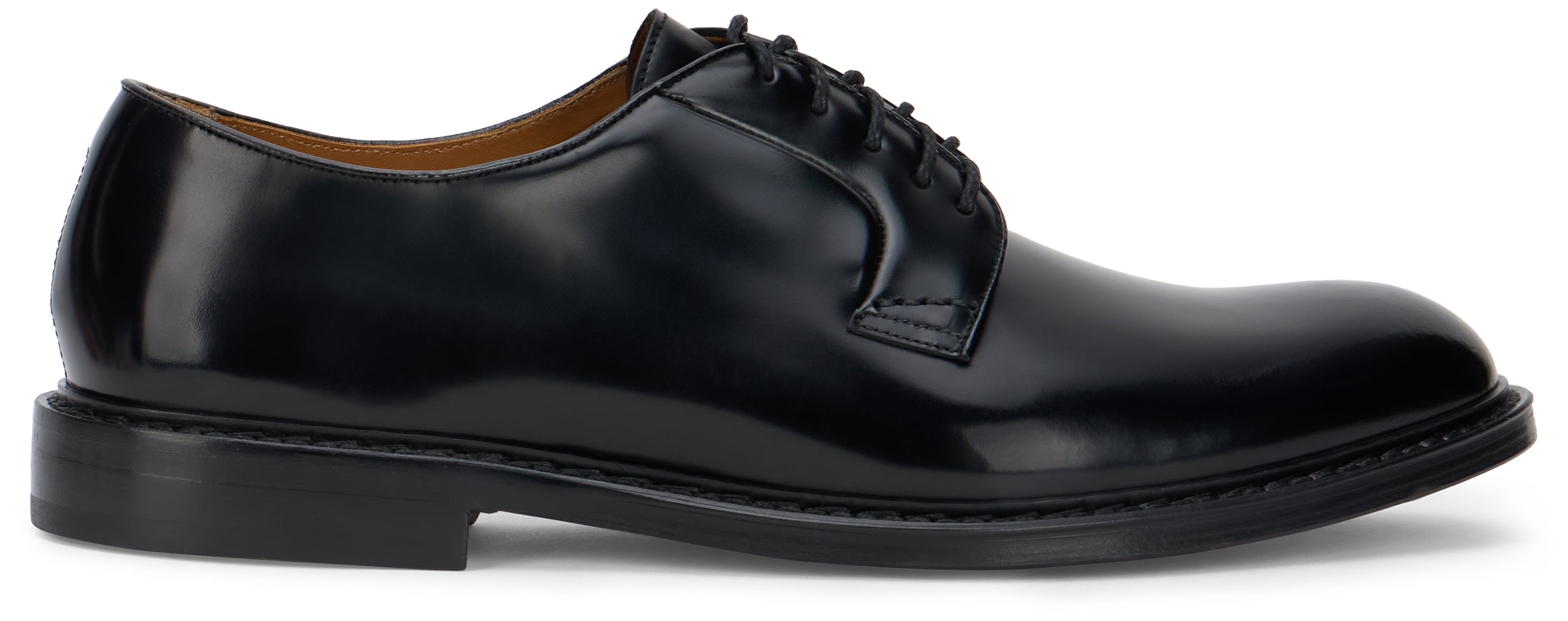 Shiny leather loafers