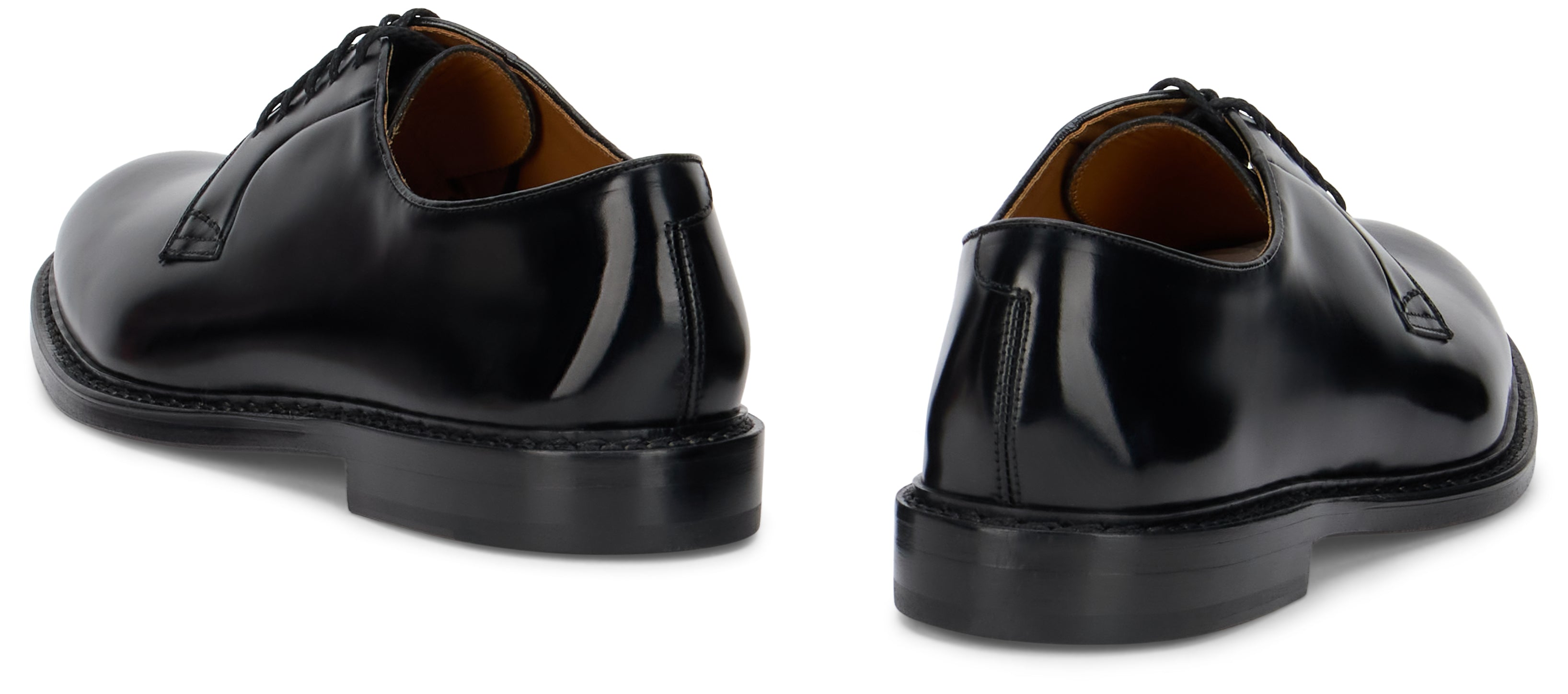 Shiny leather loafers