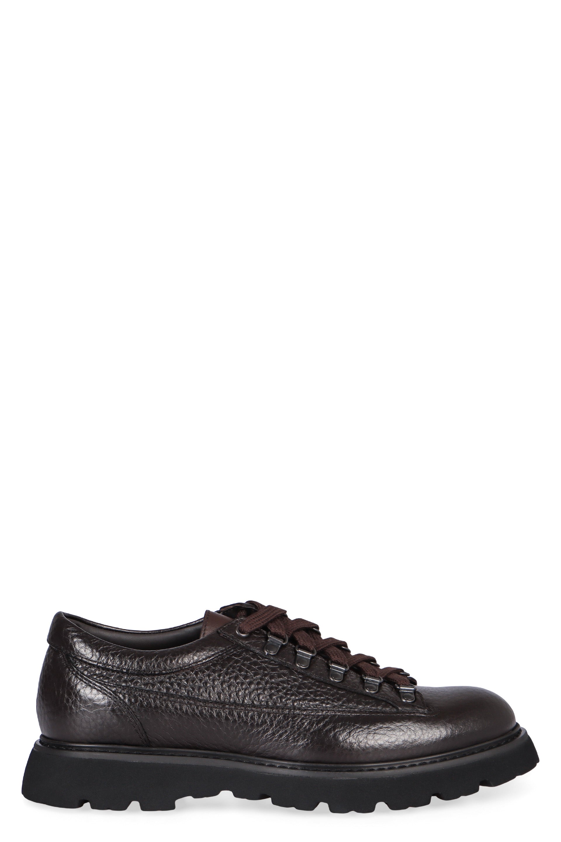 Leather lace-up shoes