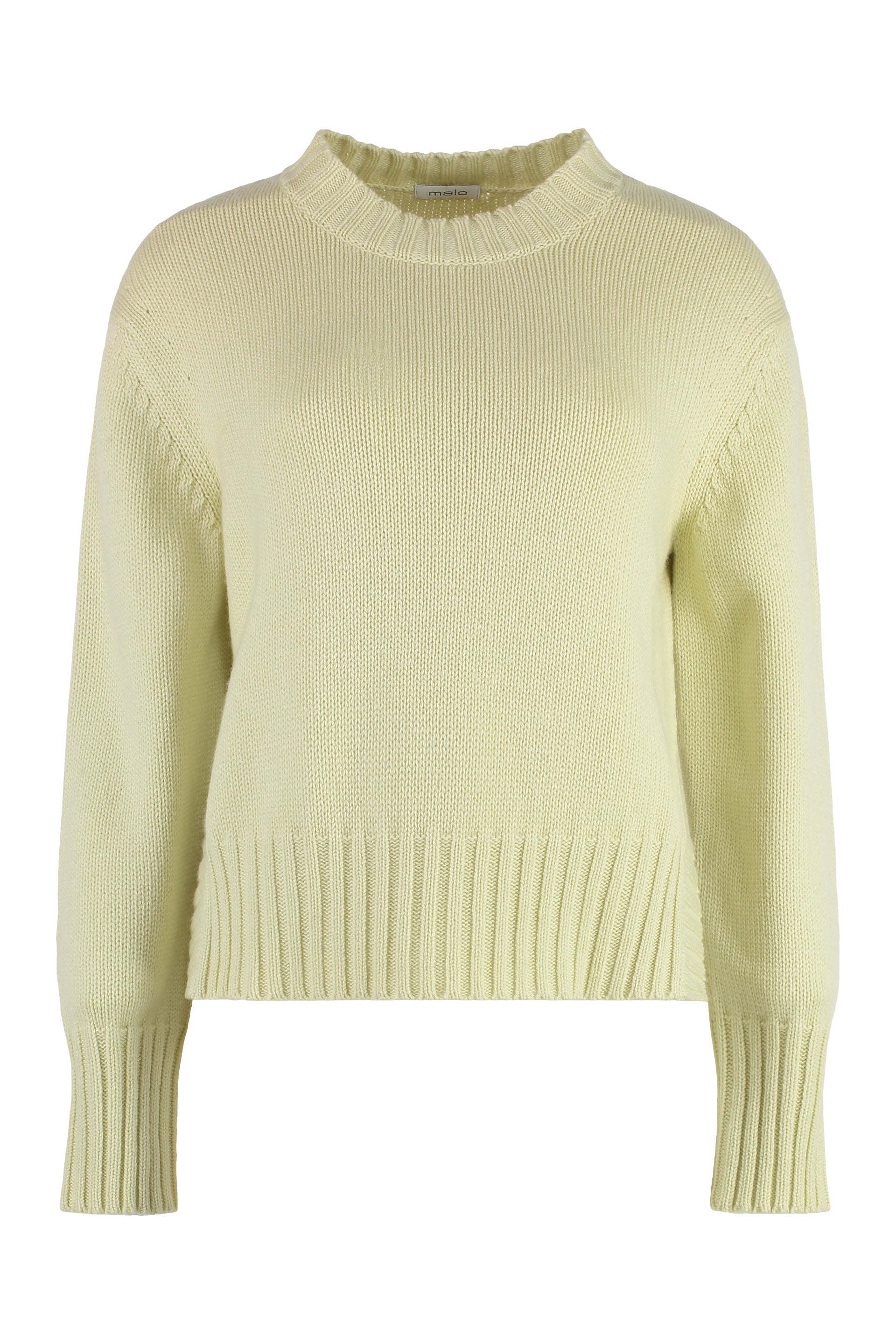 Crew-neck cashmere sweater