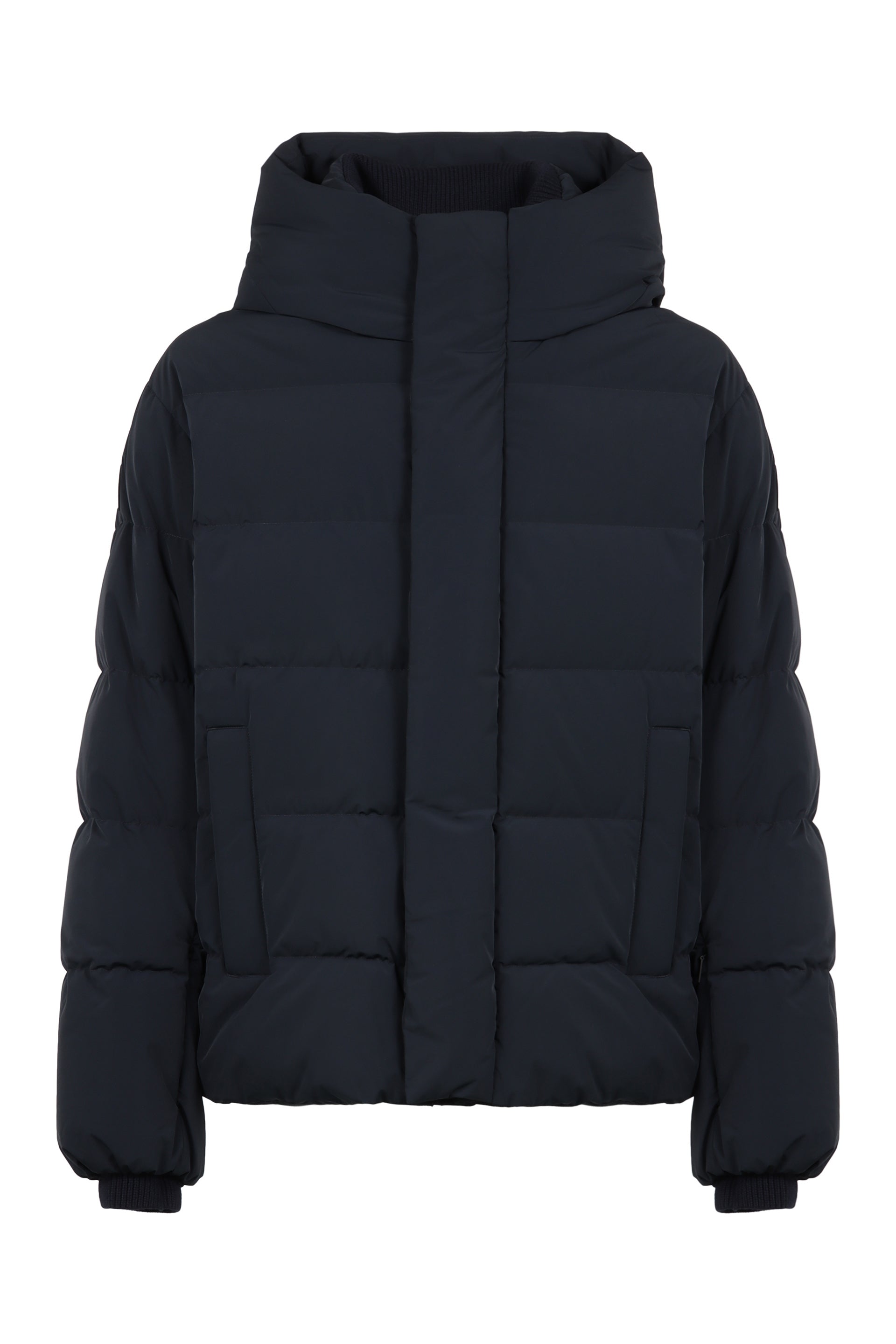 Atila Hooded short down jacket