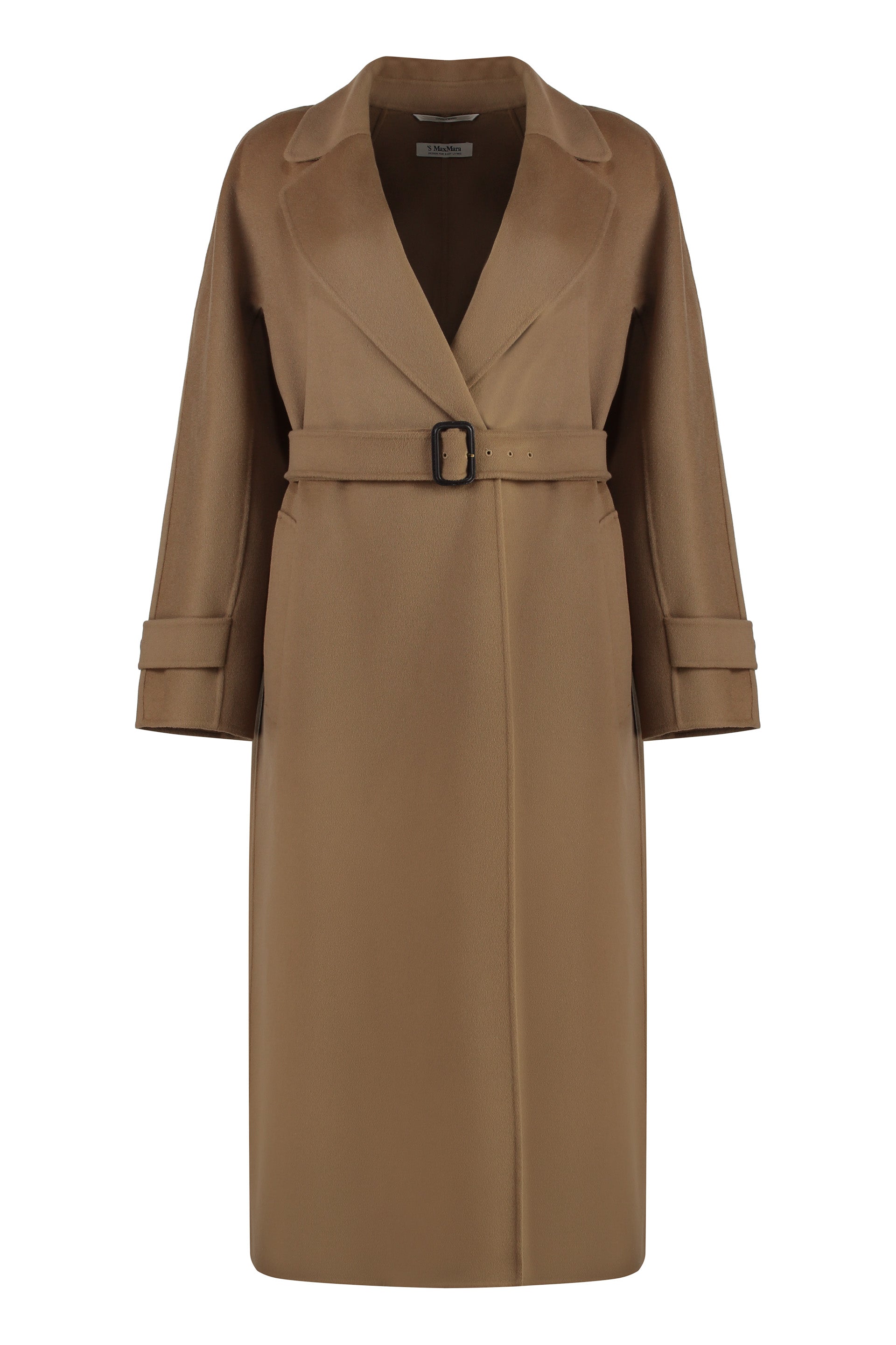 Ebano wool long coat