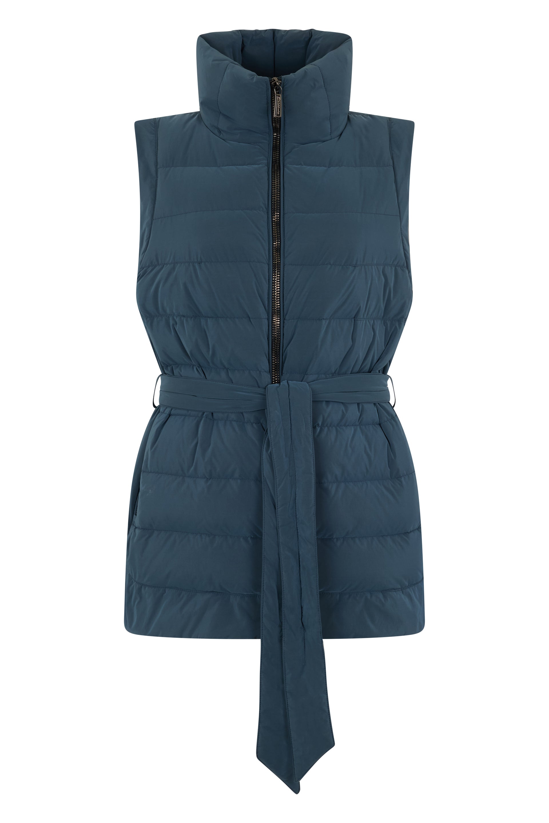 Stylish padded gilet with front closure