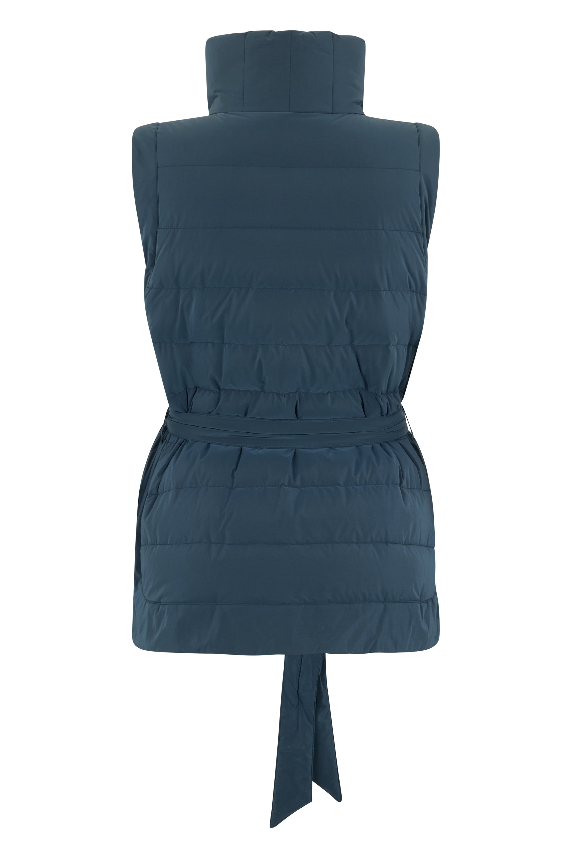 Stylish padded gilet with front closure