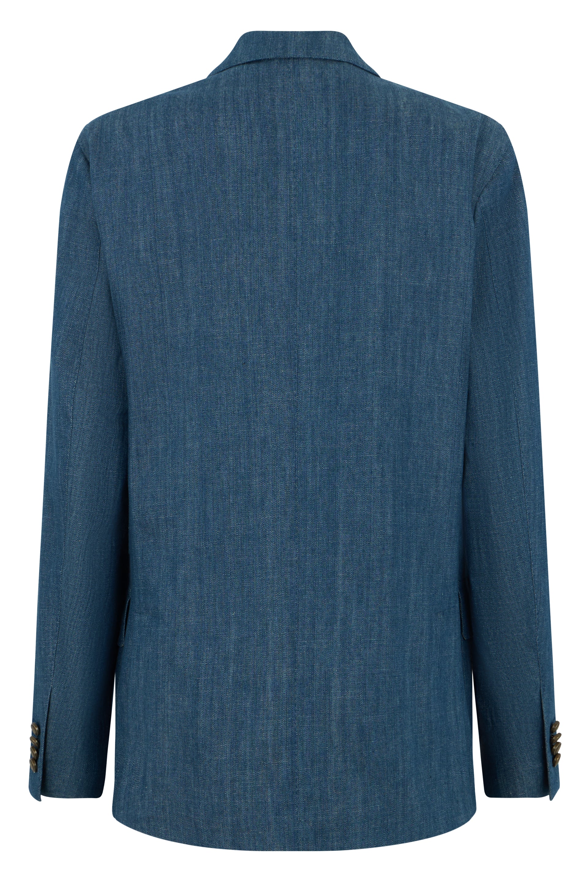 Elegant and versatile blue denim jacket