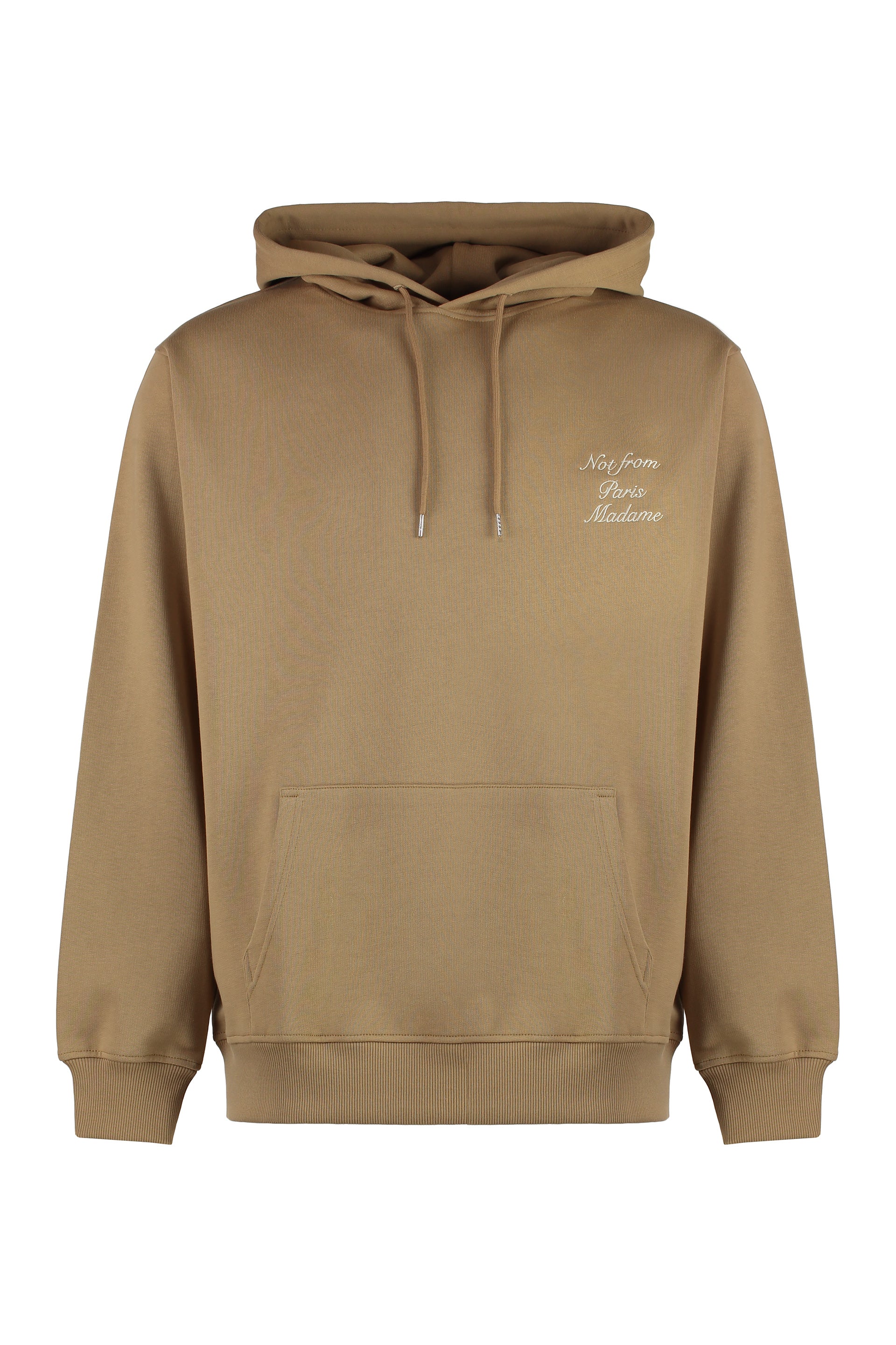 Slogan Calligraphie hooded sweatshirt