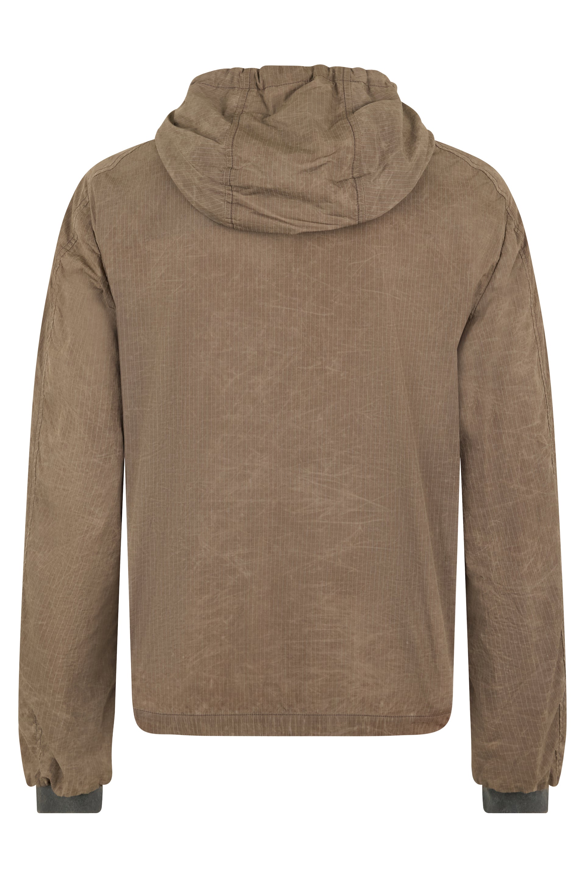 Lightweight versatile jacket with hood and zip