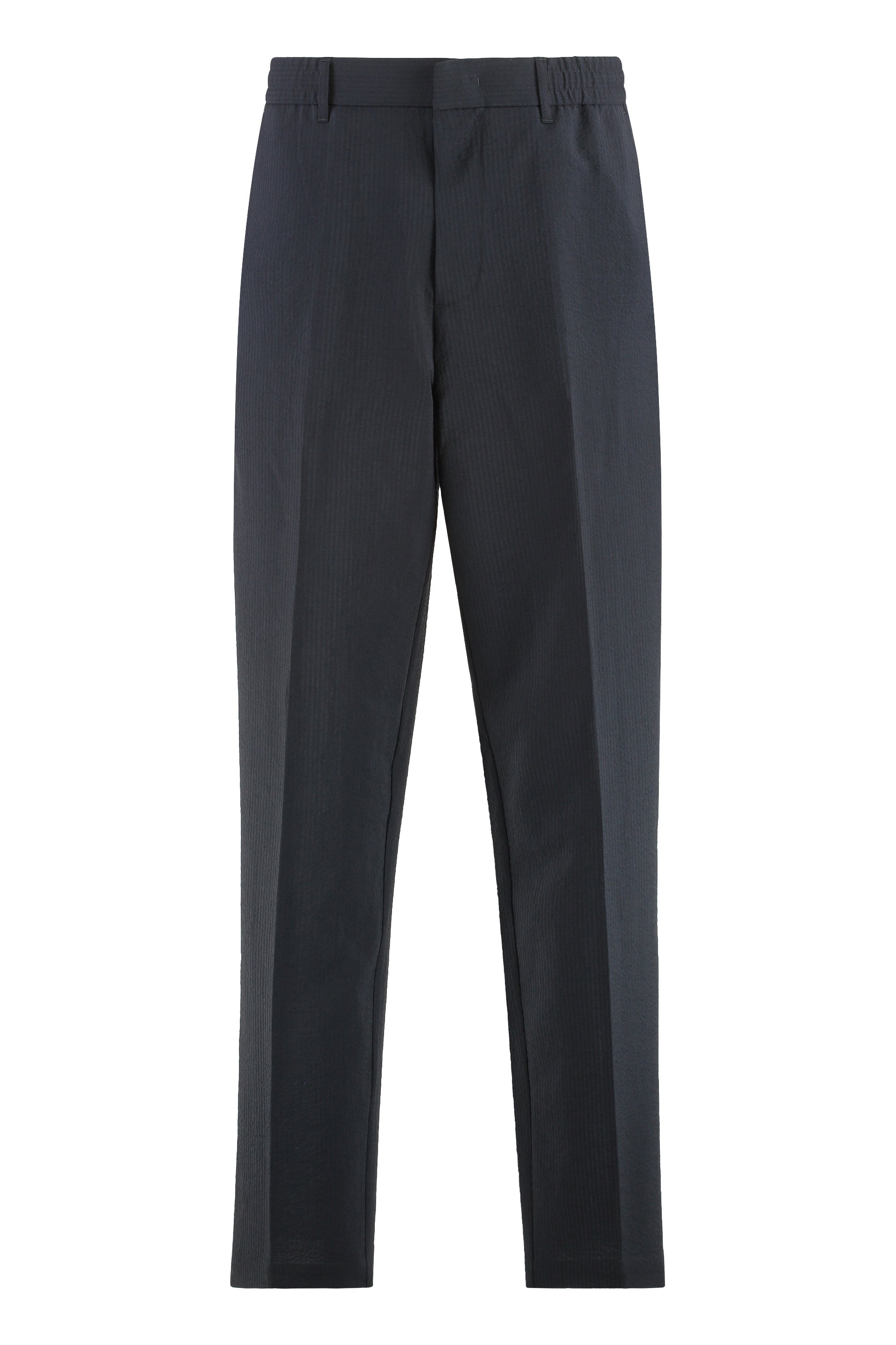 Cotton blend trousers