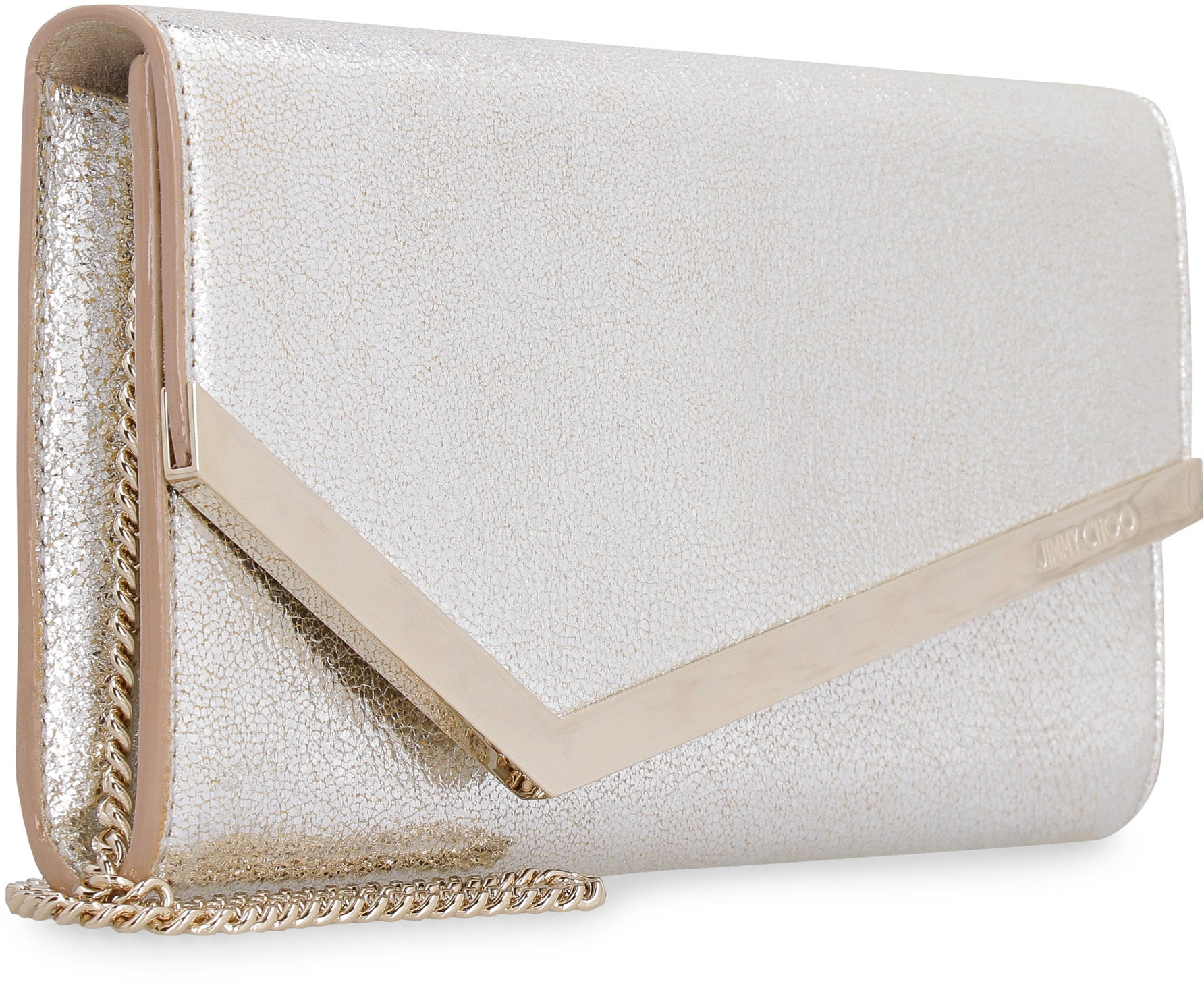 Emmie leather clutch