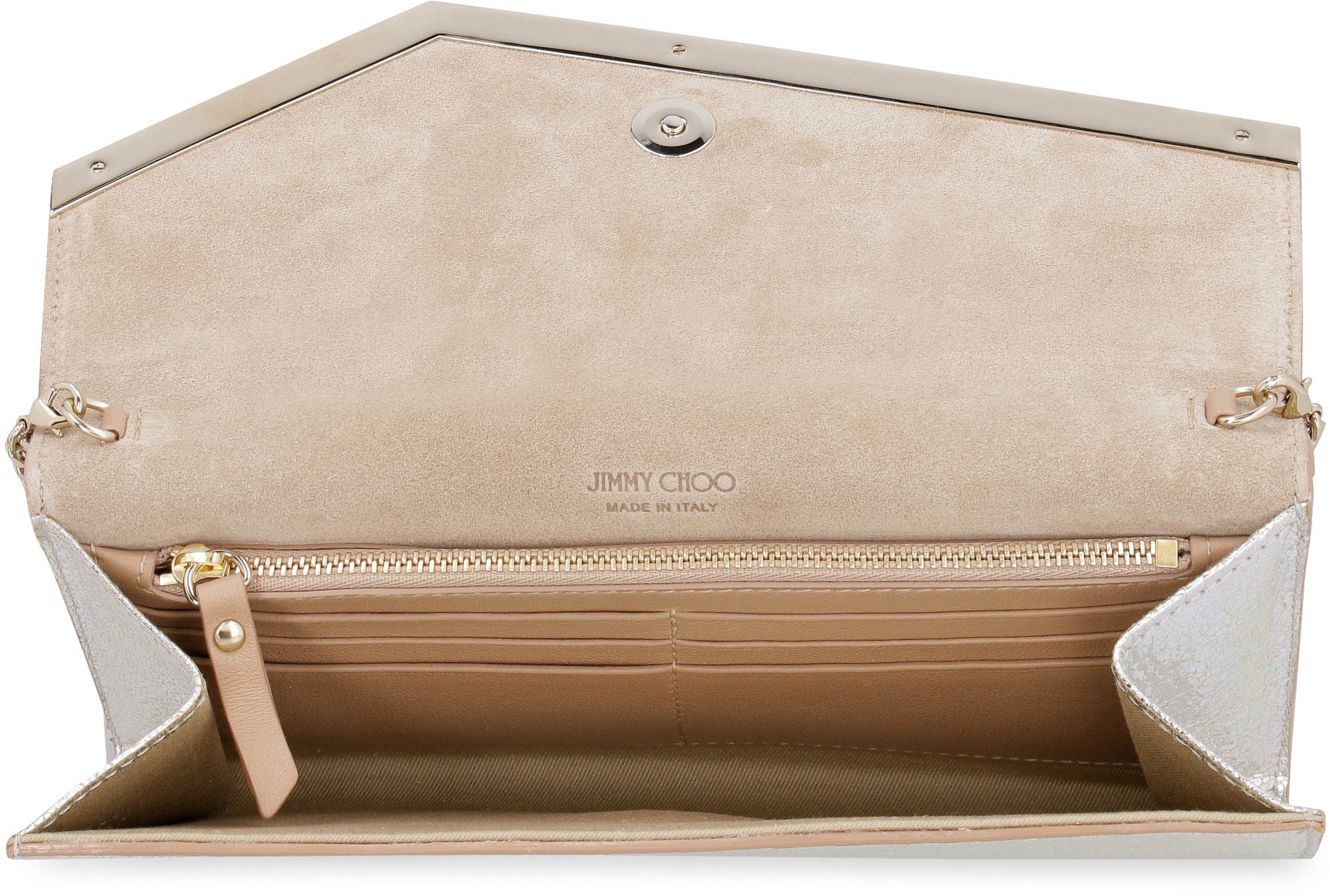 Emmie leather clutch