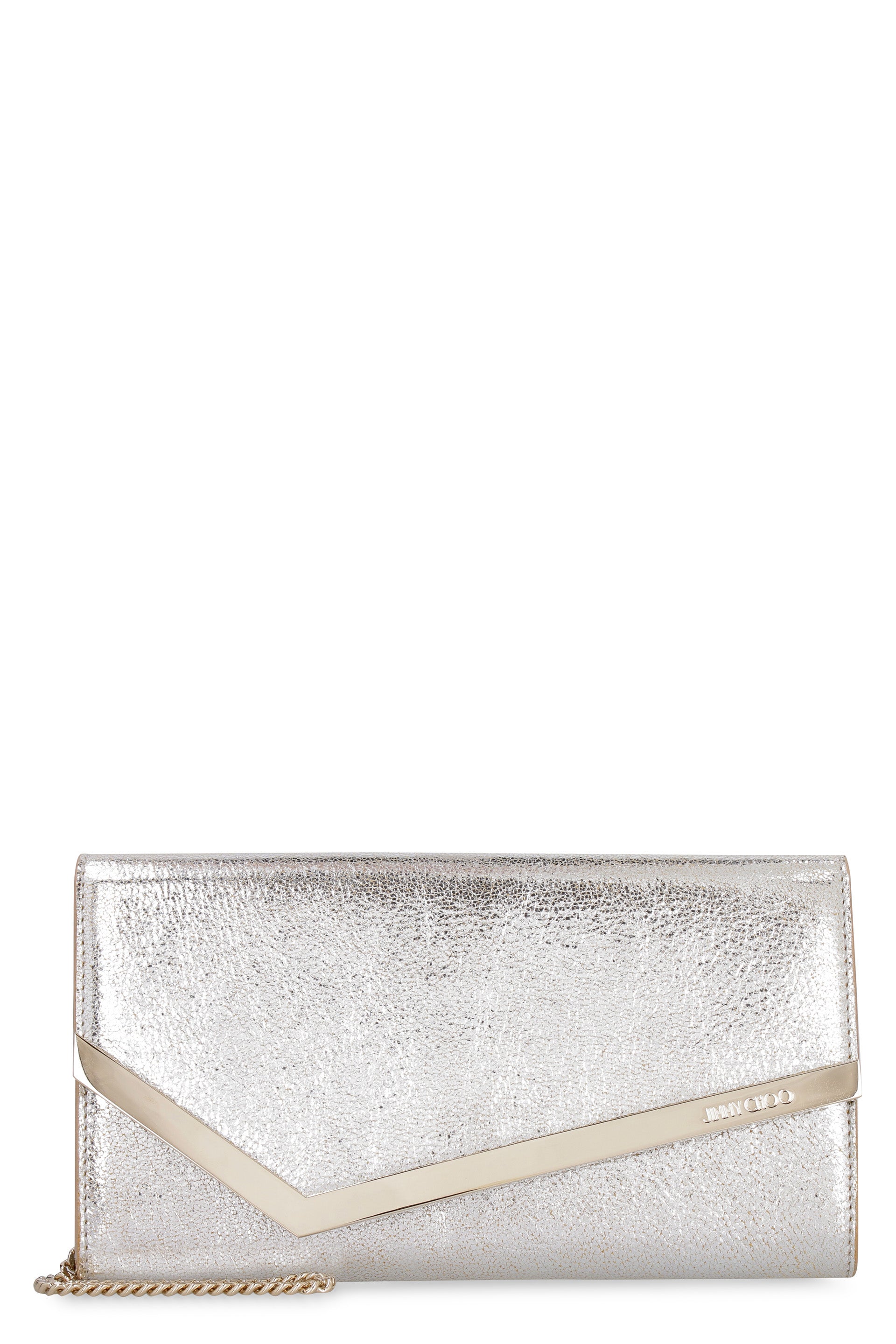 Emmie leather clutch