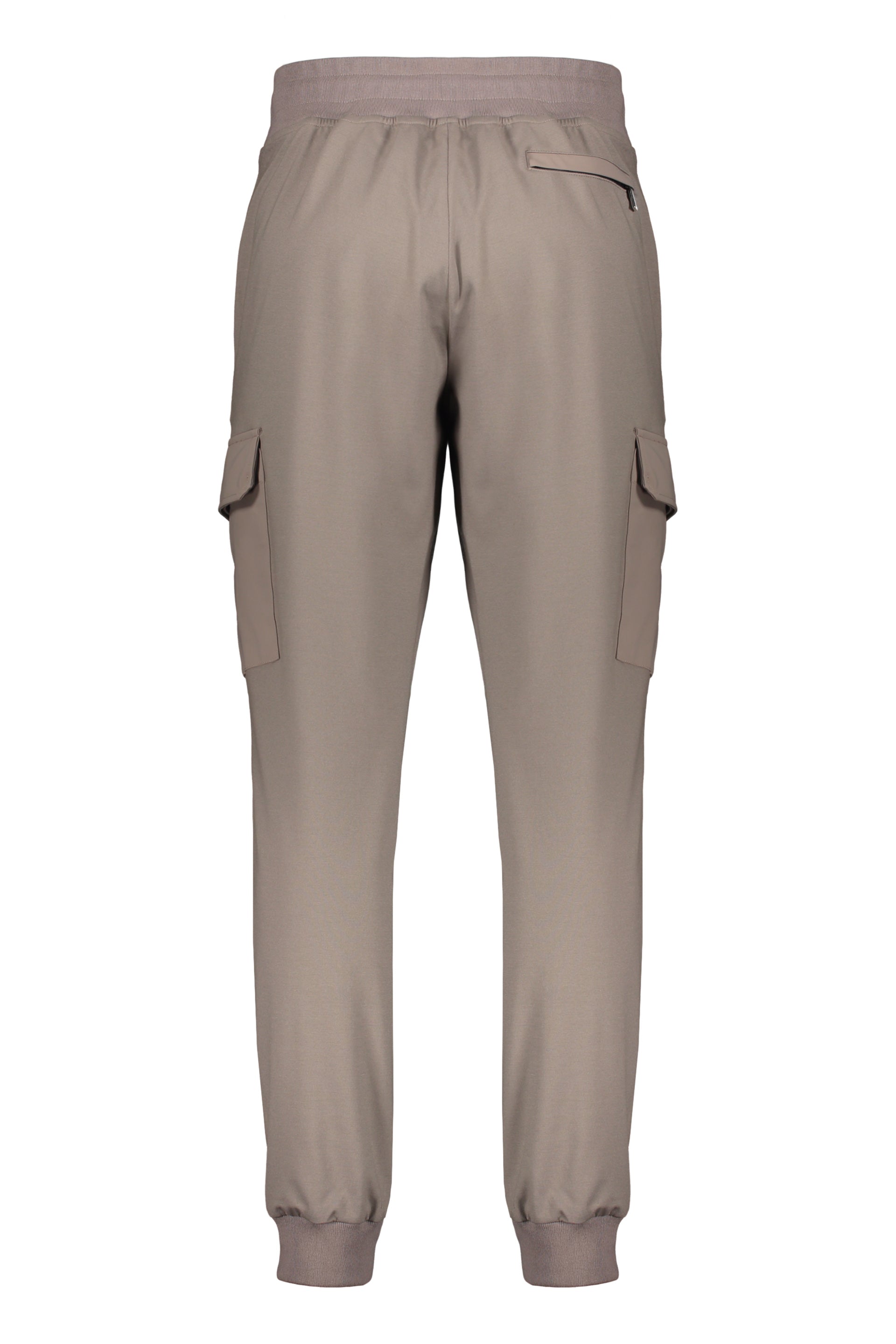 Techno fabric track pants