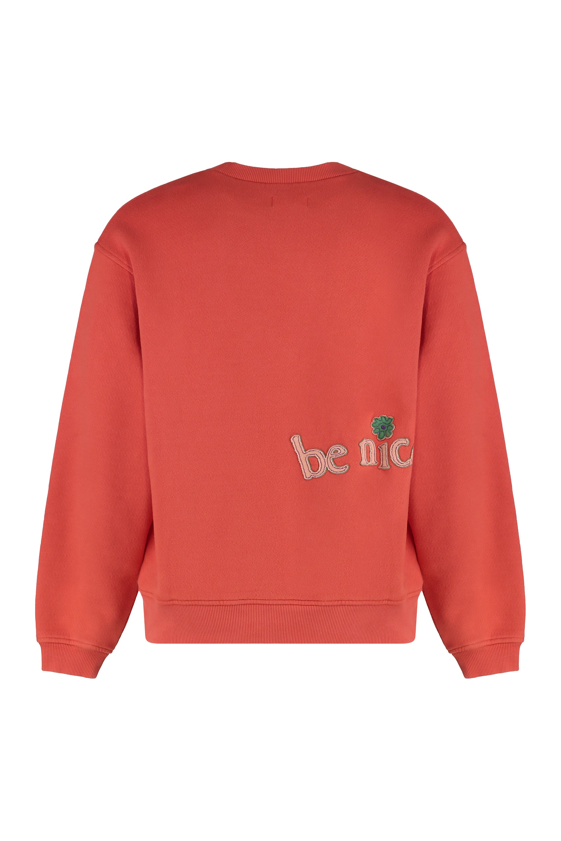Cotton crew-neck sweatshirt