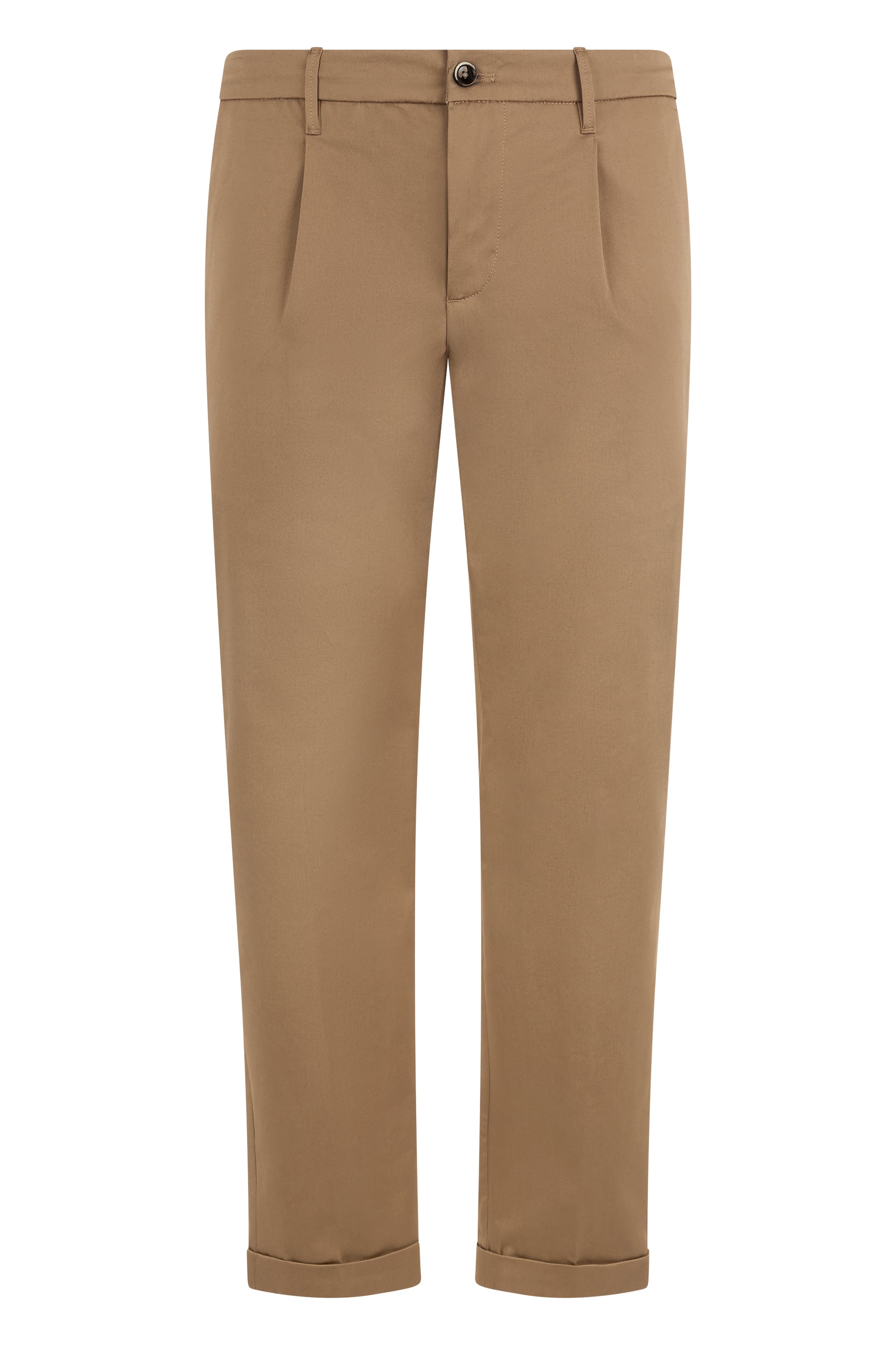 Slim fit cotton pants