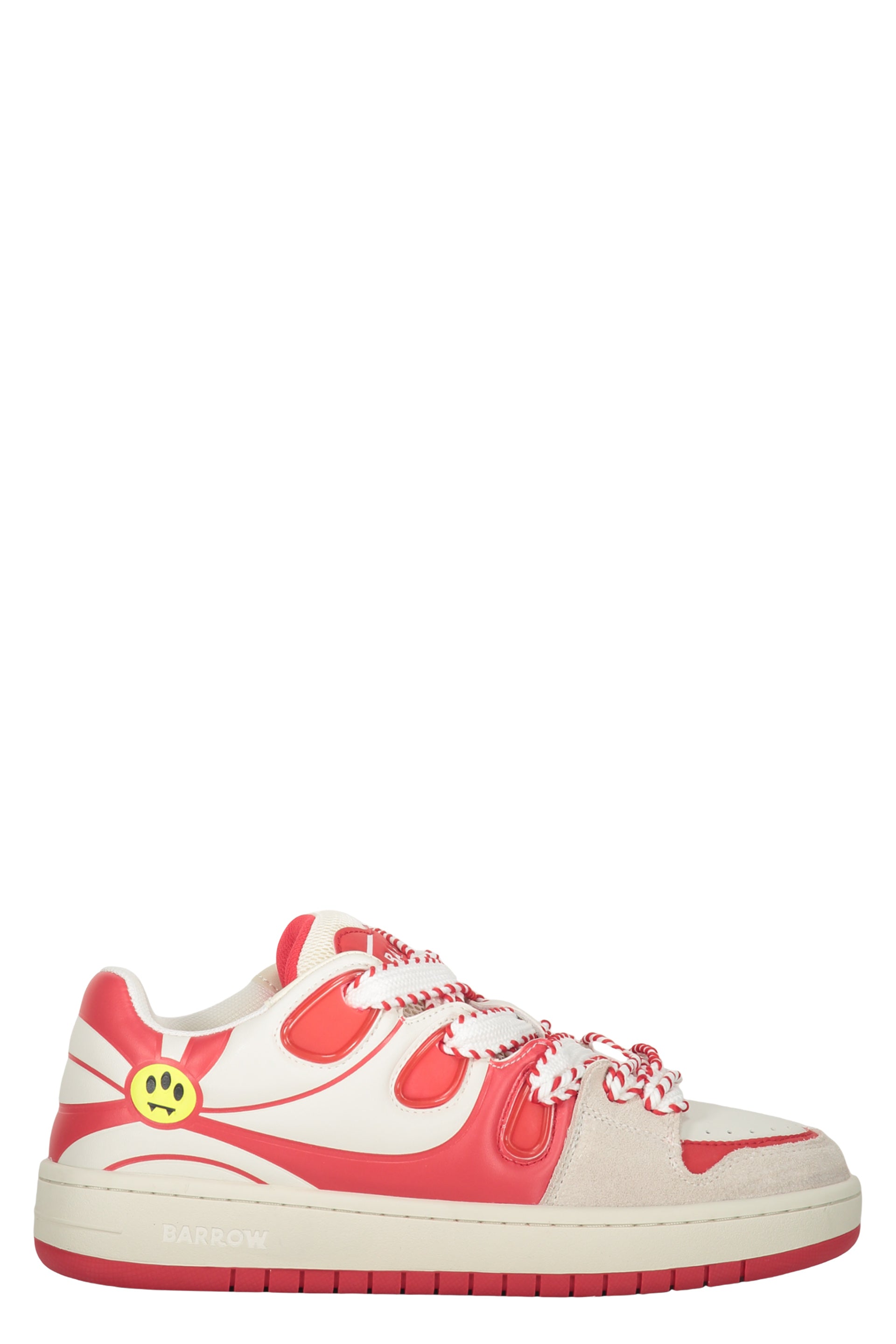 Modern and comfortable red sneakers