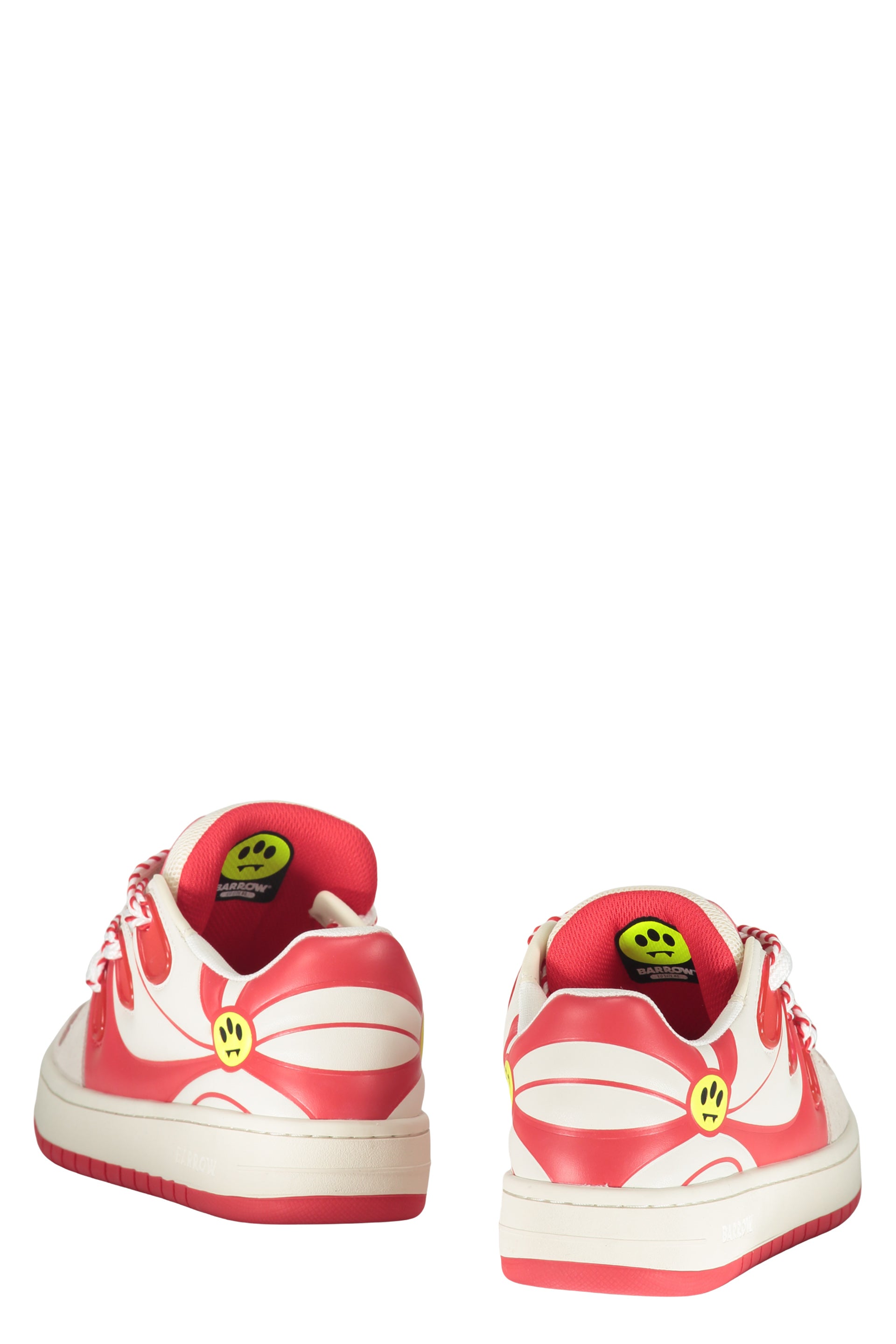 Modern and comfortable red sneakers