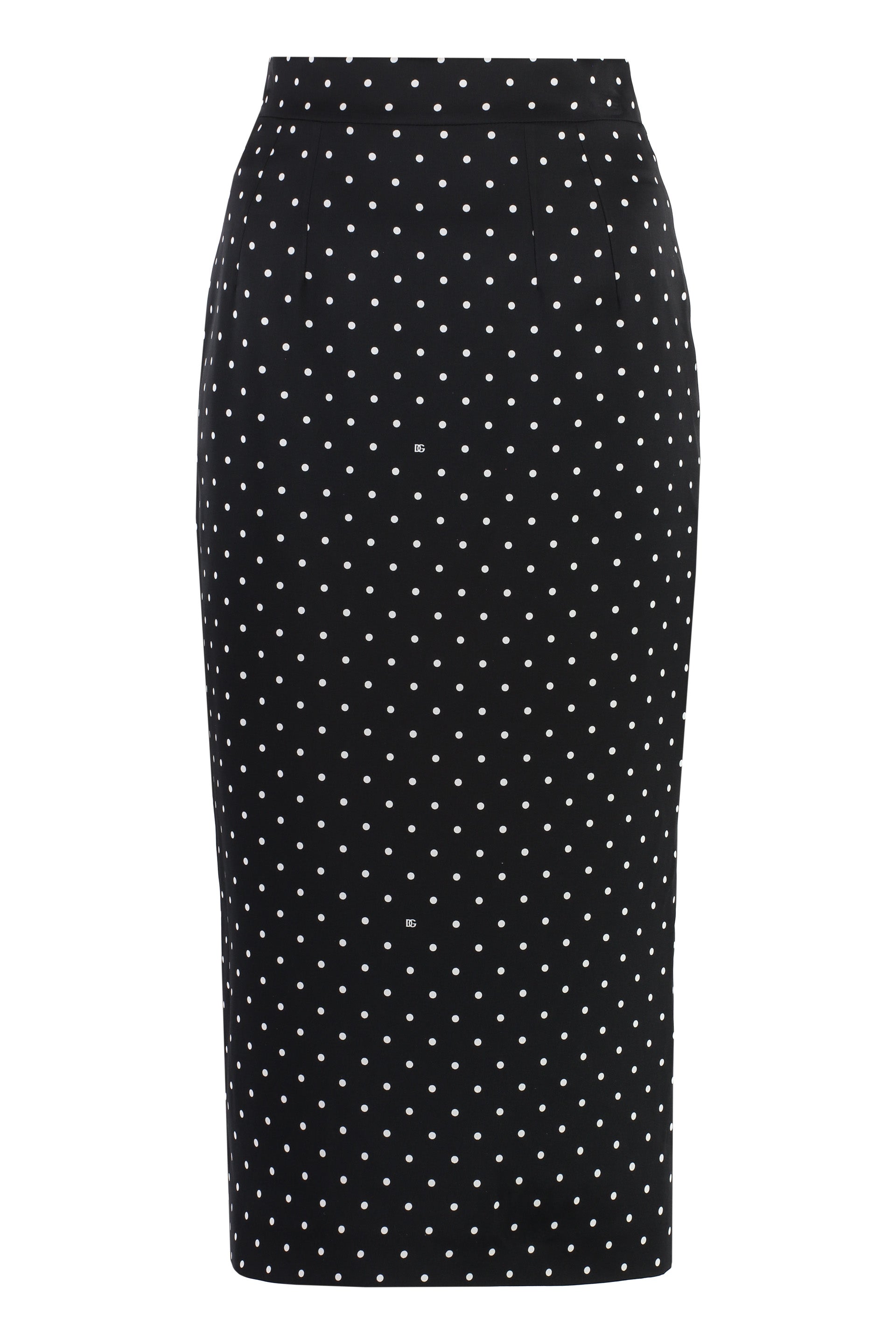 Printed pencil skirt