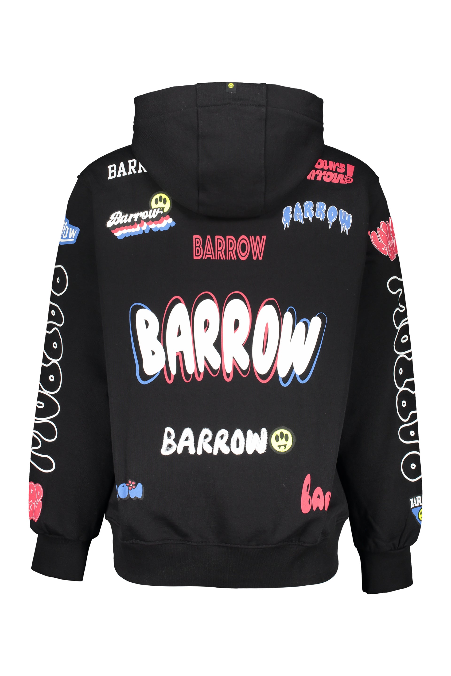 Black hoodie with logo