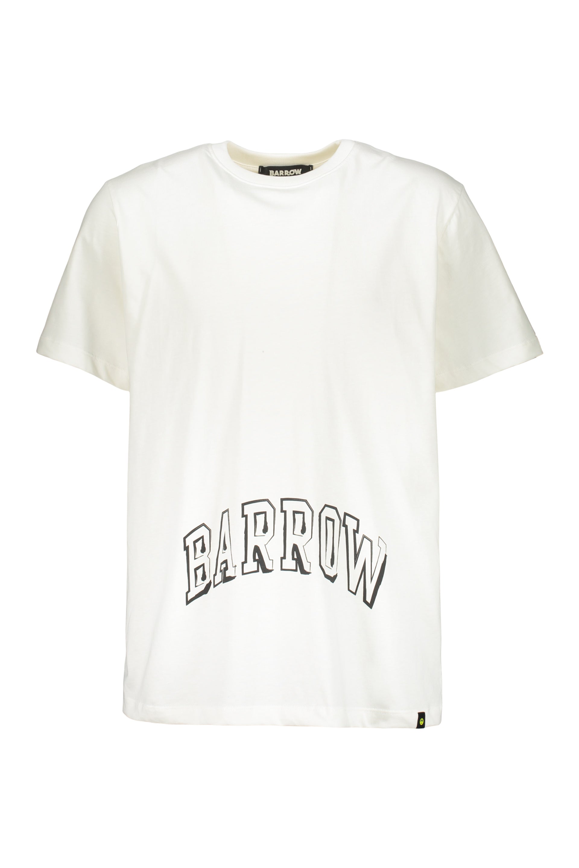 White oversized T-shirt with graphic print
