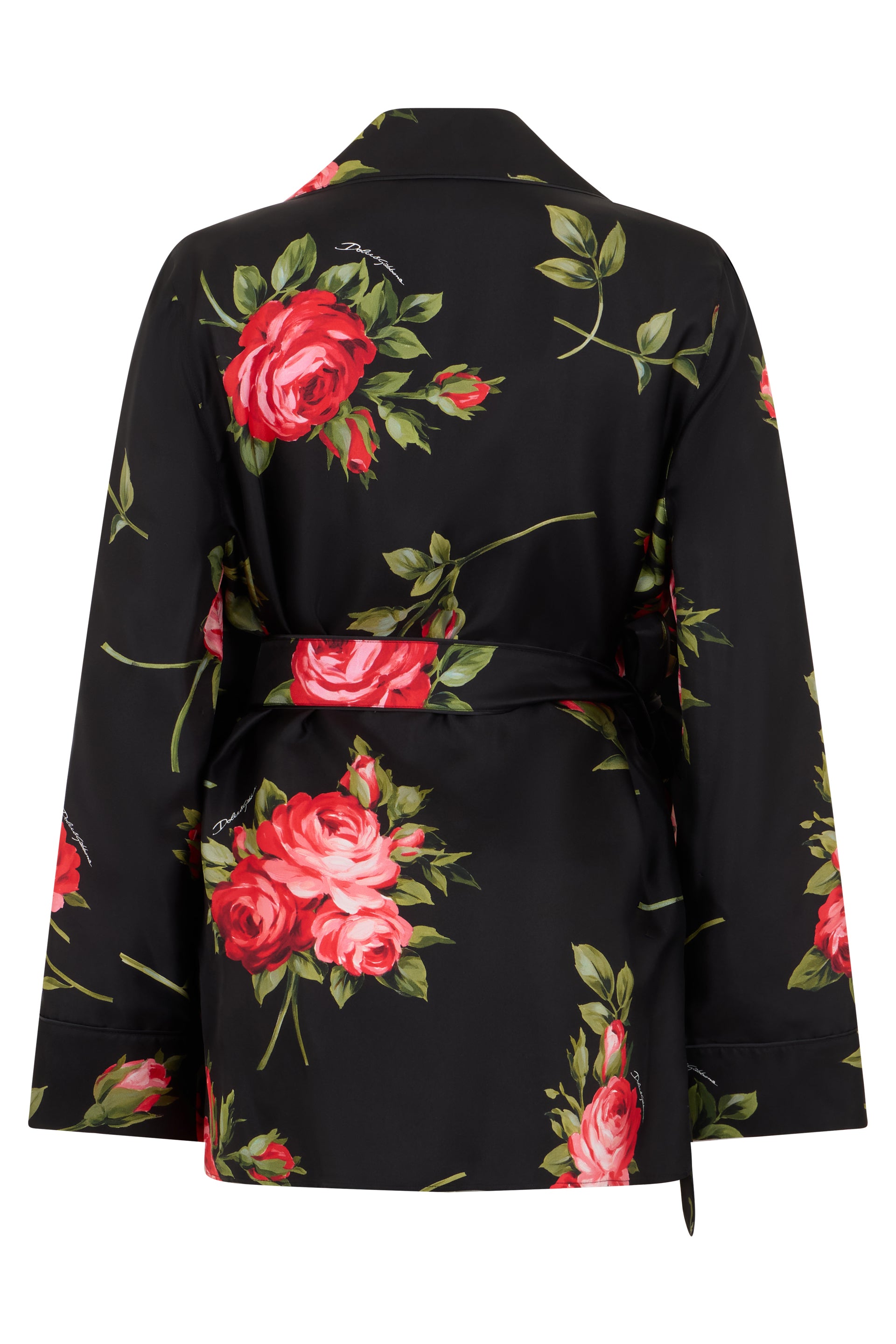 Silk floral jacket