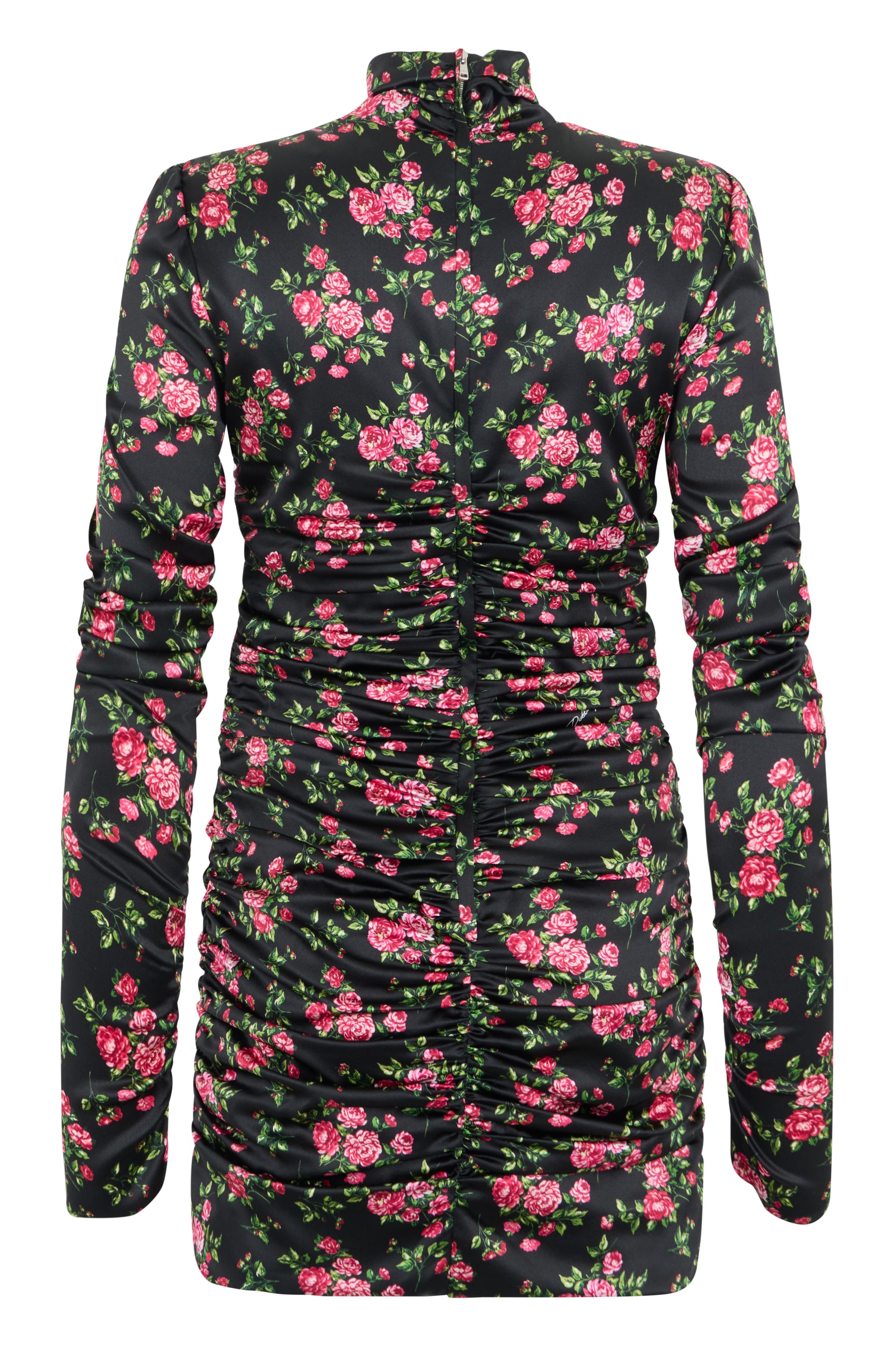 Short Dress with Floral Print