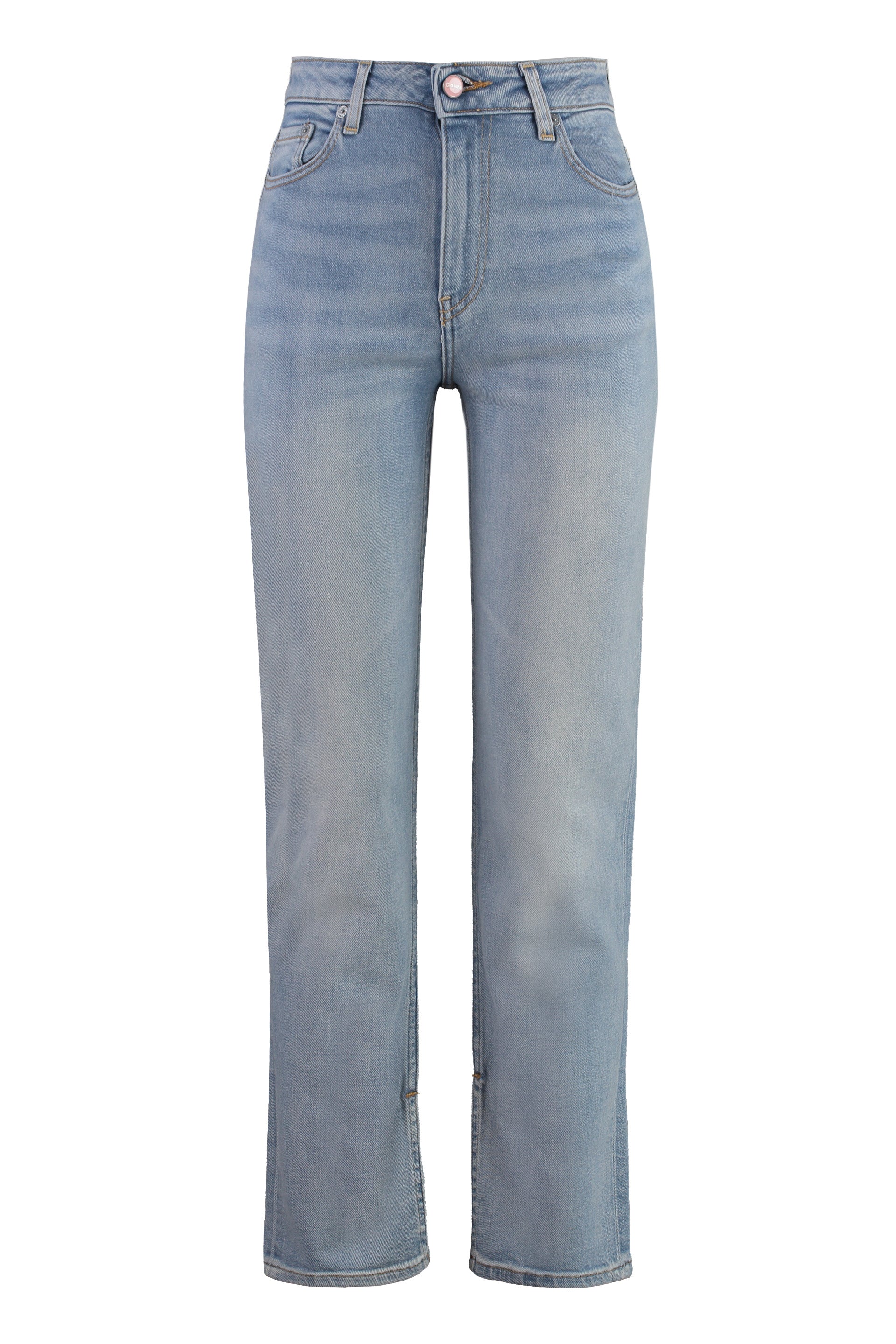 High-rise skinny-fit jeans