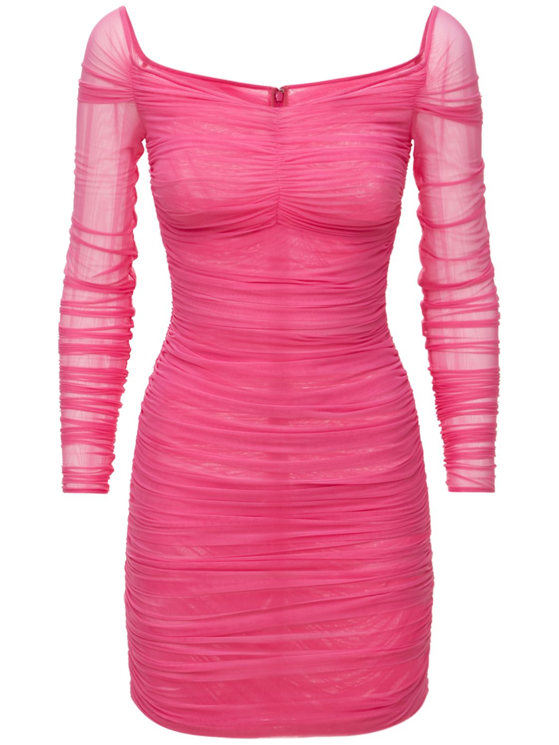 Pink fitted dress