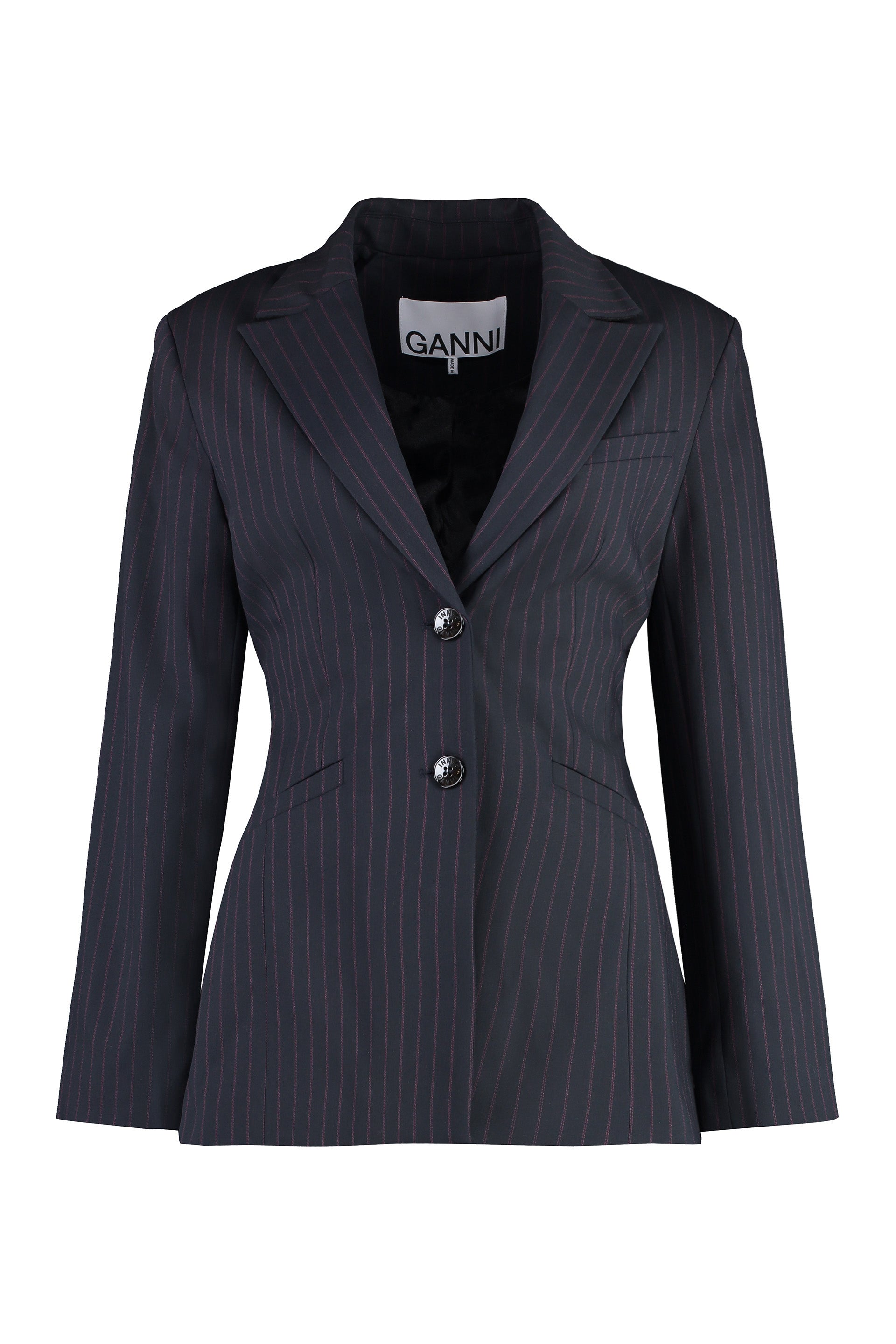 Single-Breasted Two-Button Blazer