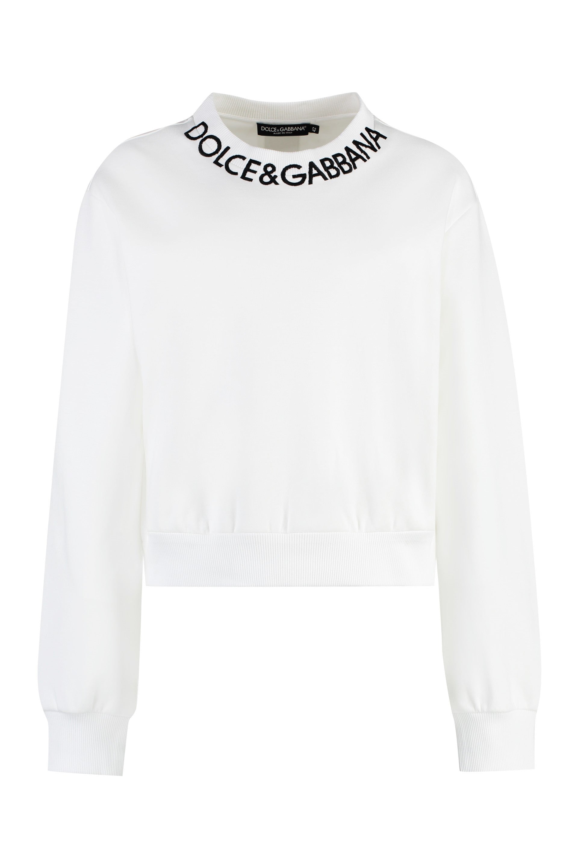 Cotton crew-neck sweatshirt