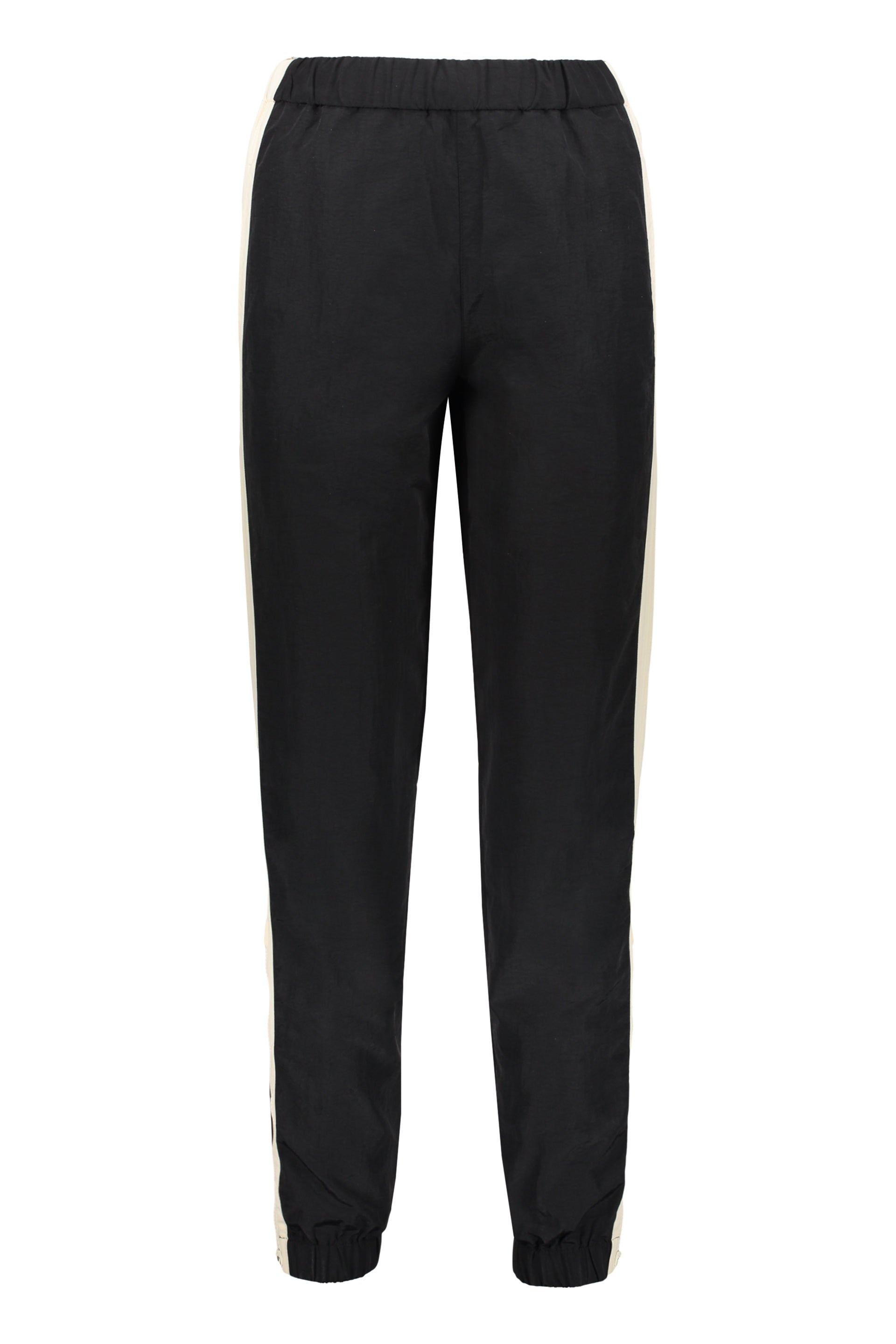 Techno fabric track pants