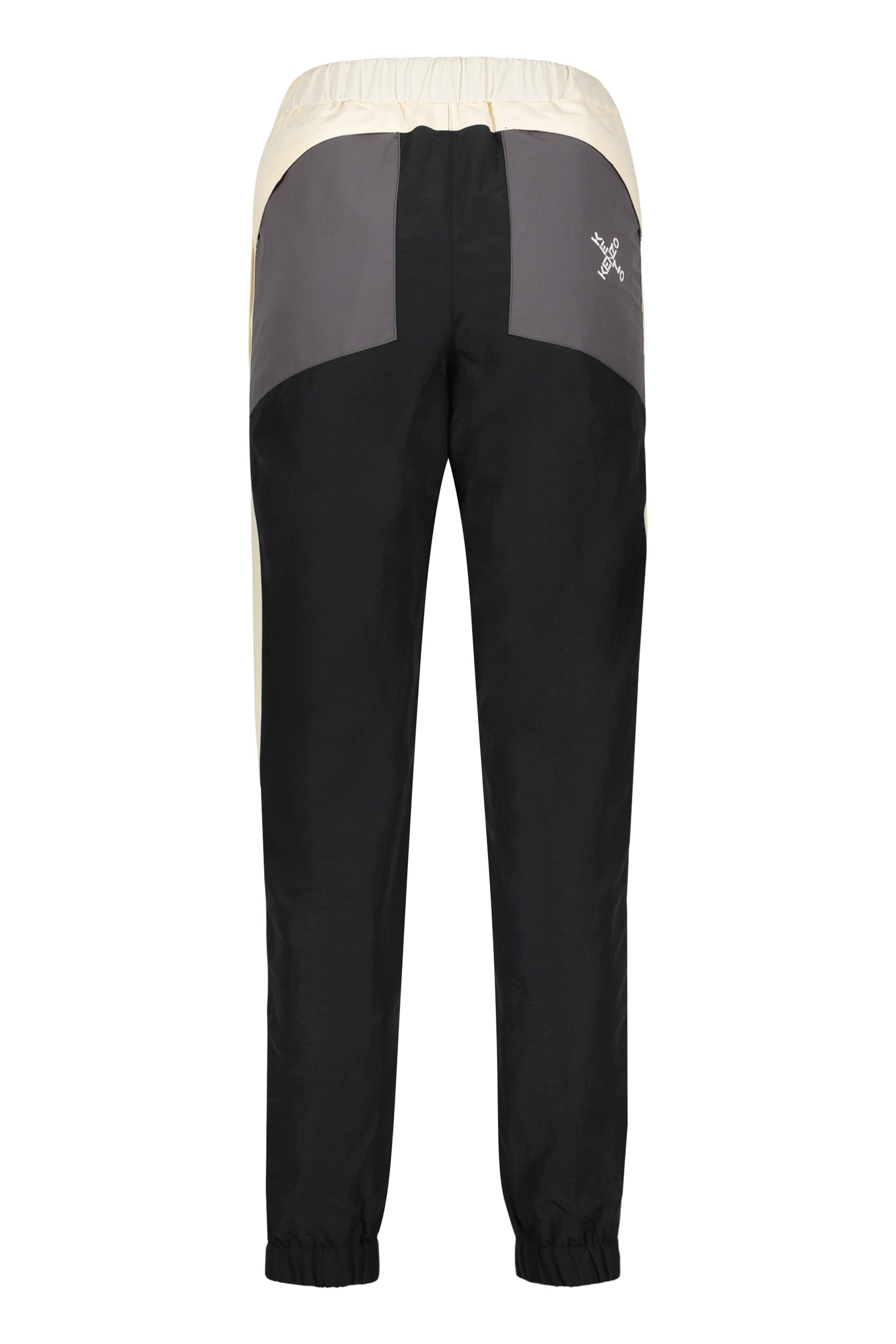 Techno fabric track pants