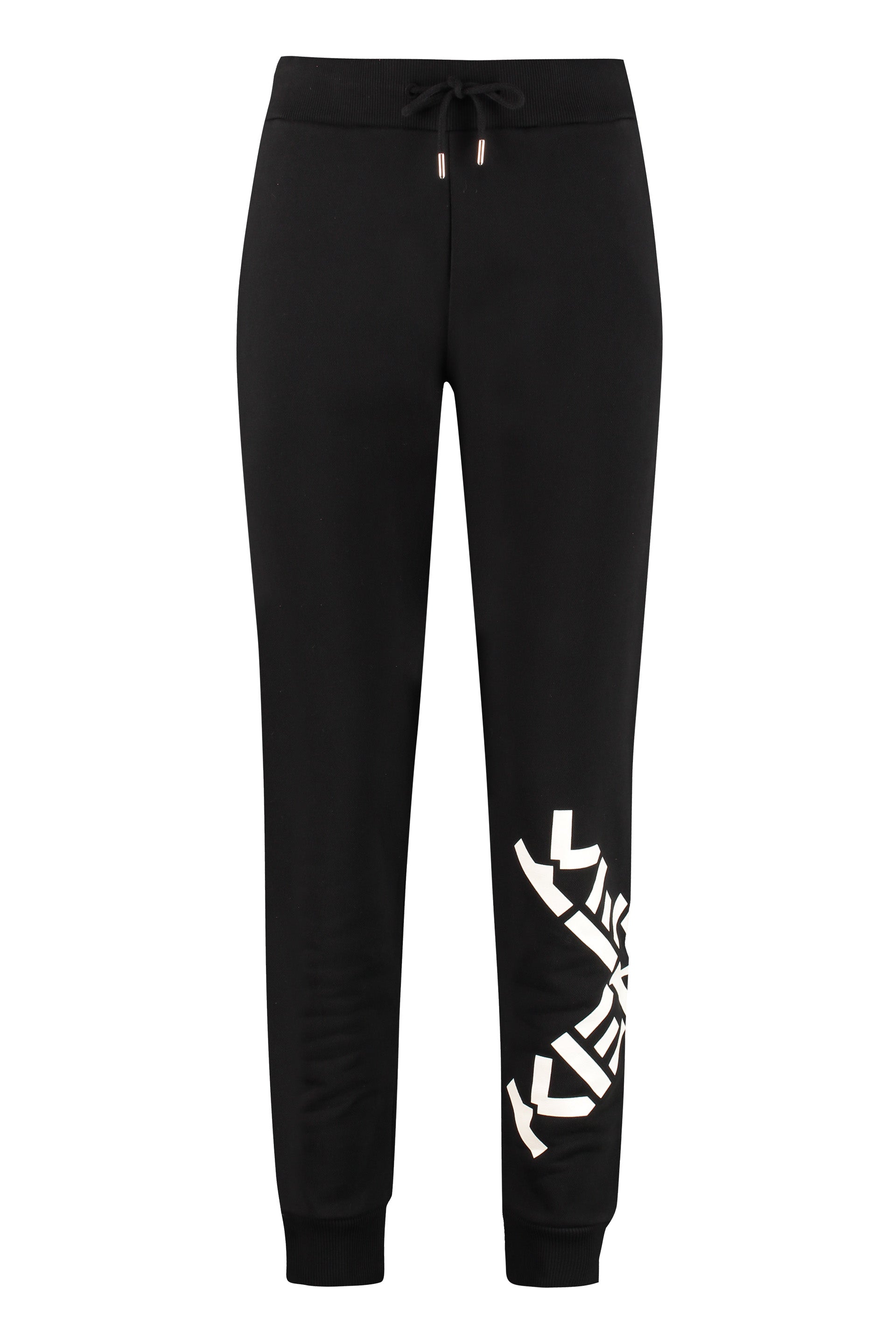 Printed cotton trousers