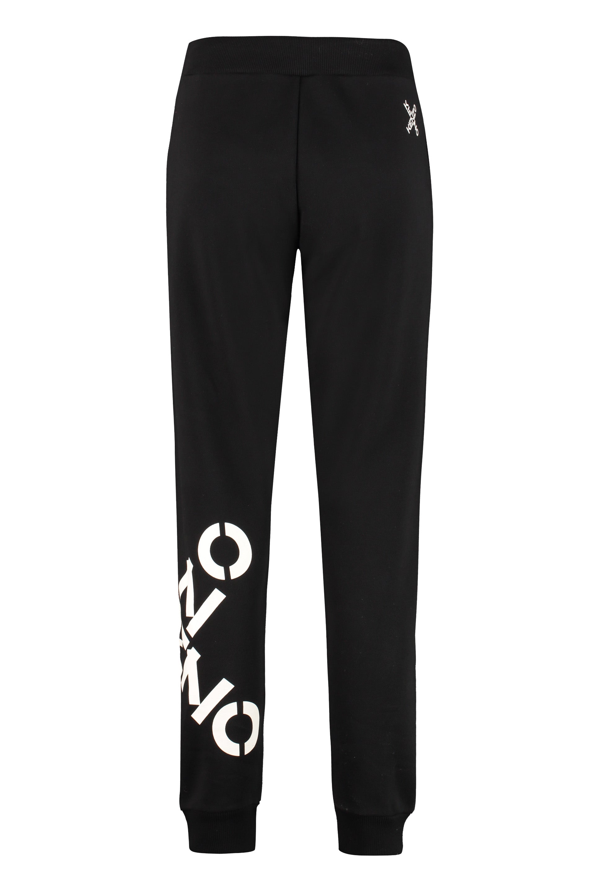 Printed cotton trousers