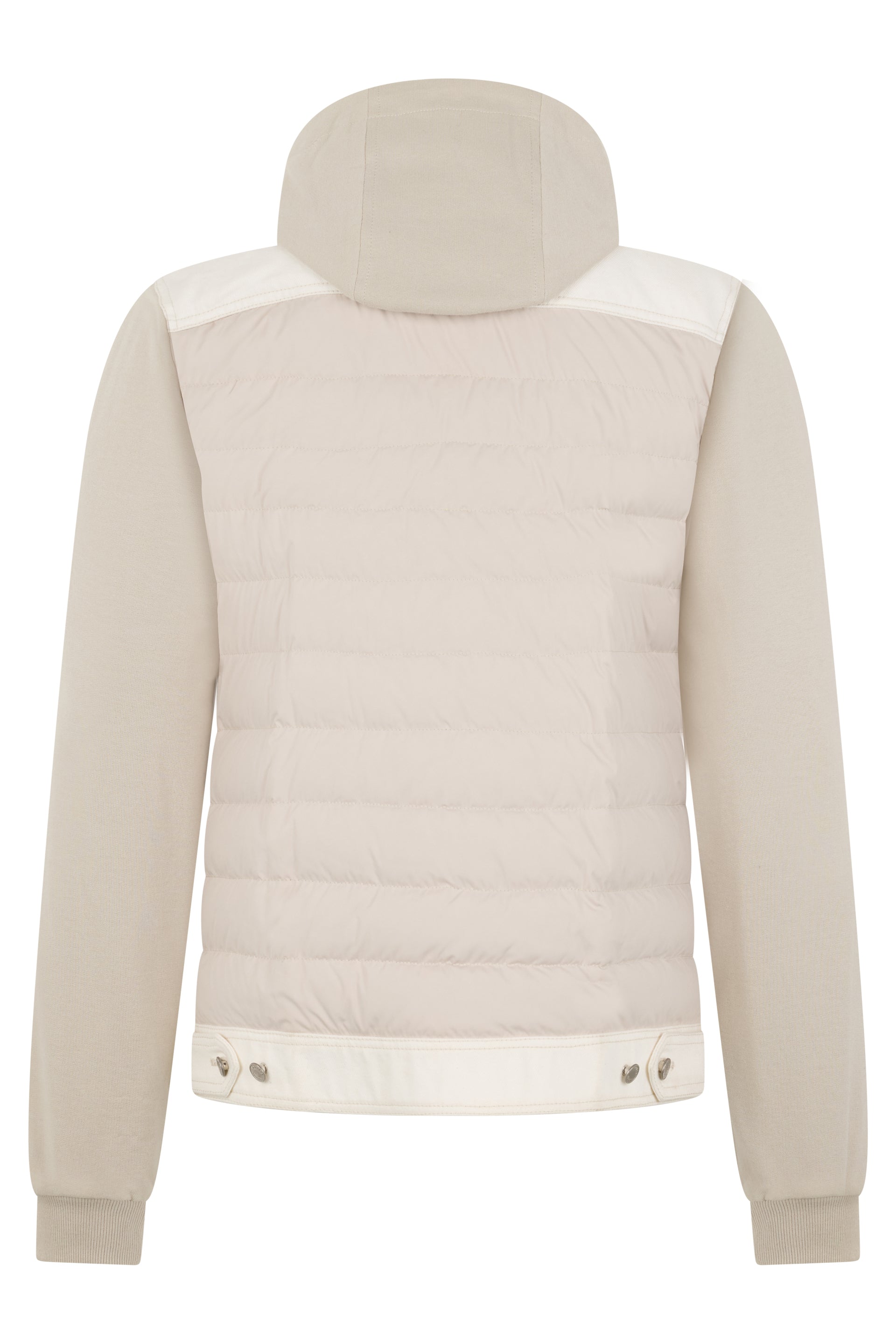 Light jacket with hood in two shades