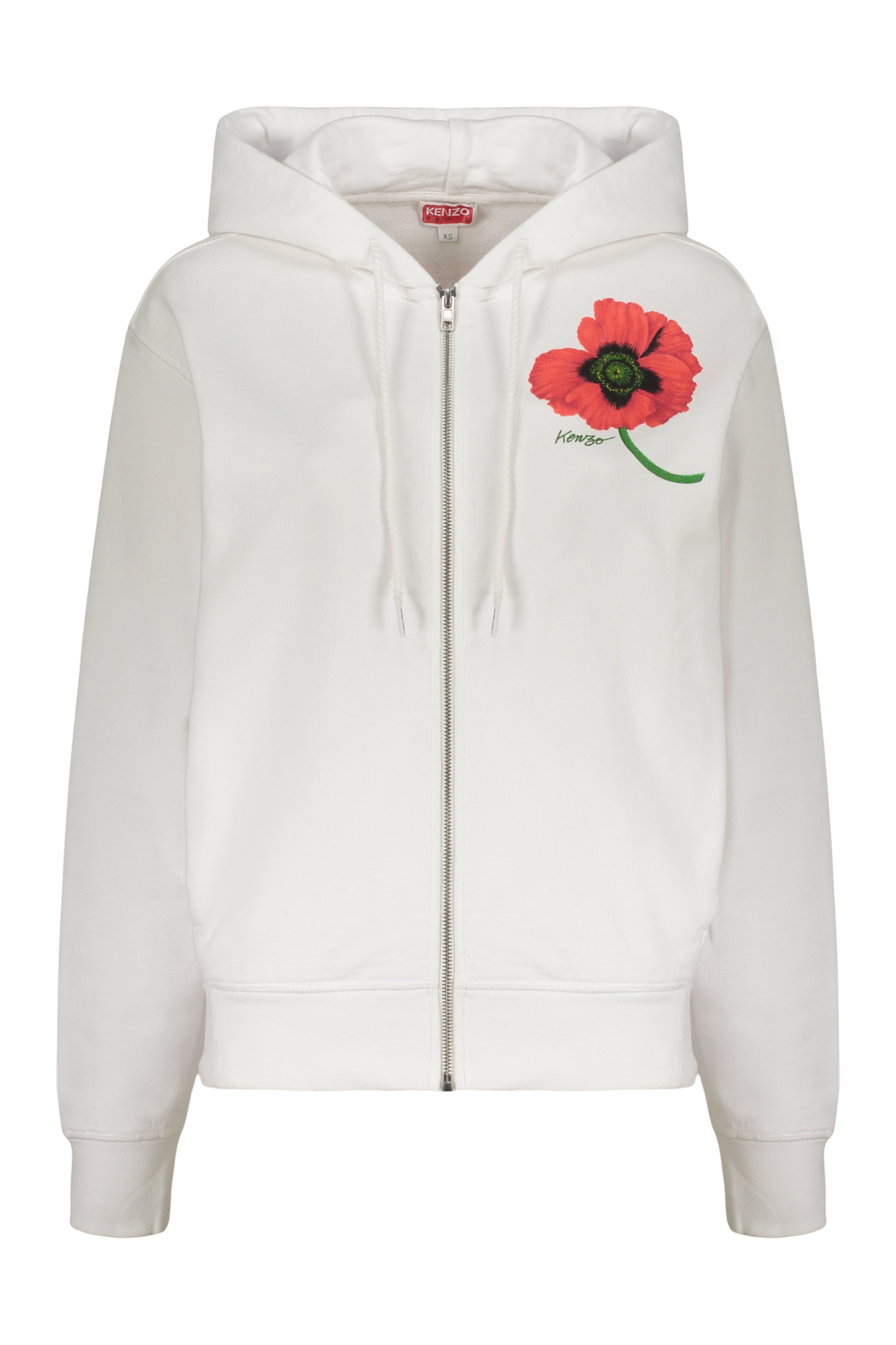 Cotton full-zip sweatshirt