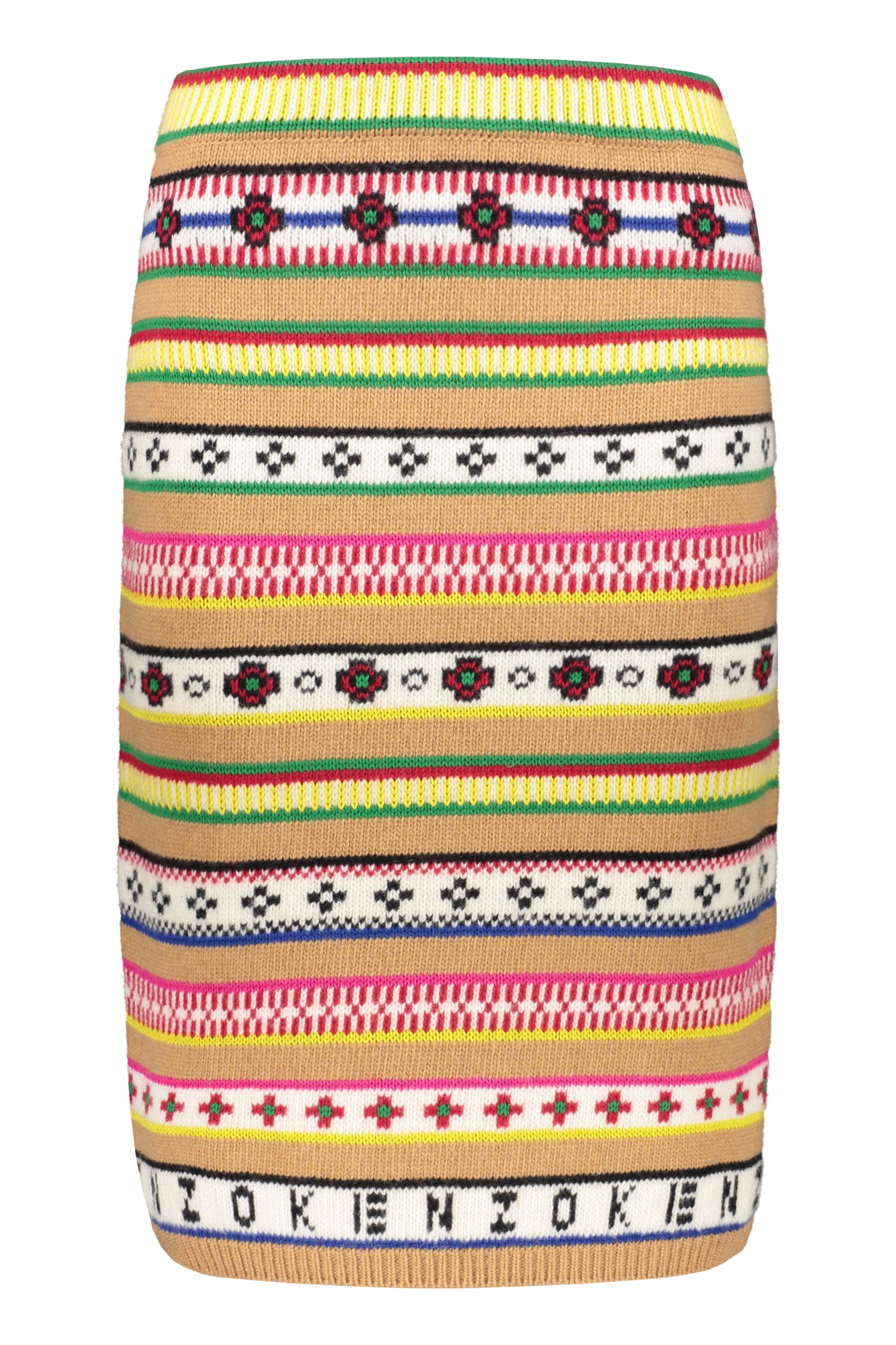 Jacquard knit skirt