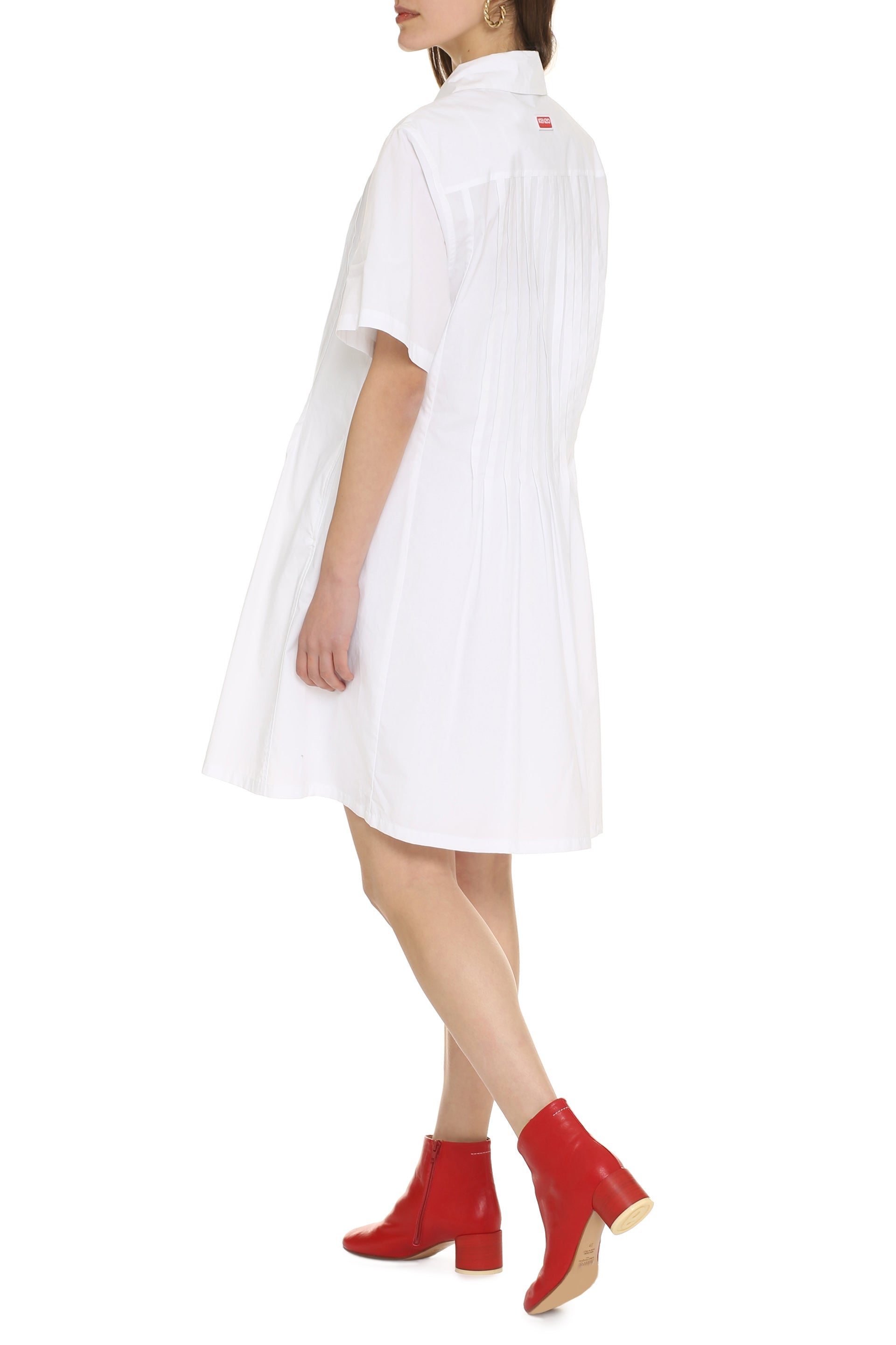 Cotton shirtdress