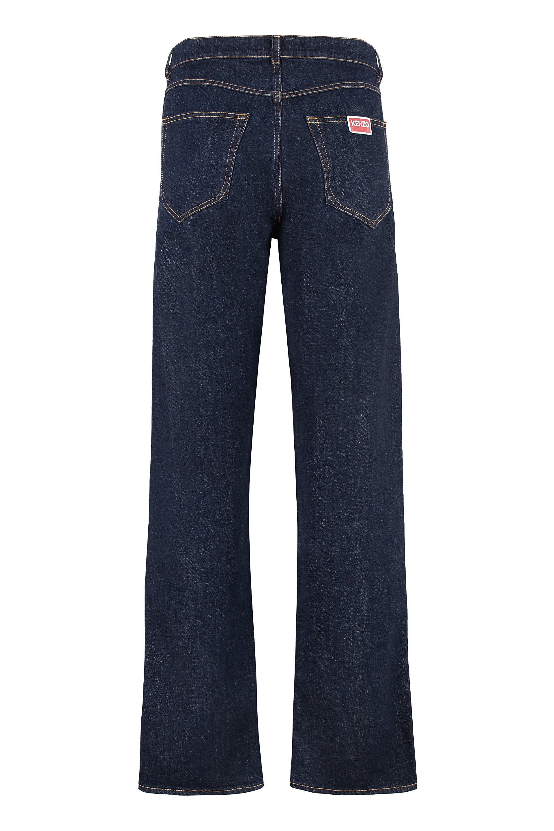 ASAGAO 5-pocket straight-leg jeans