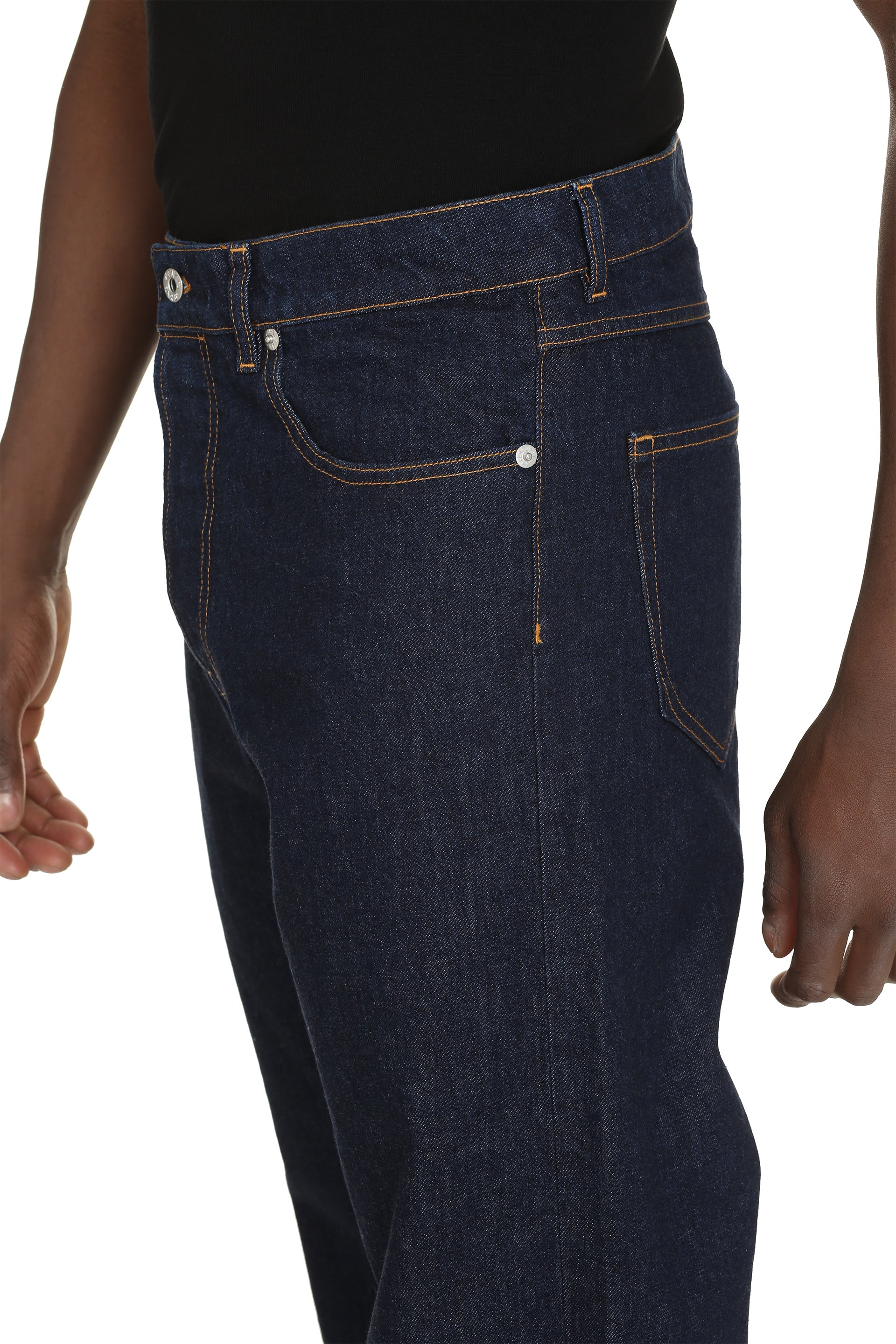 ASAGAO 5-pocket straight-leg jeans