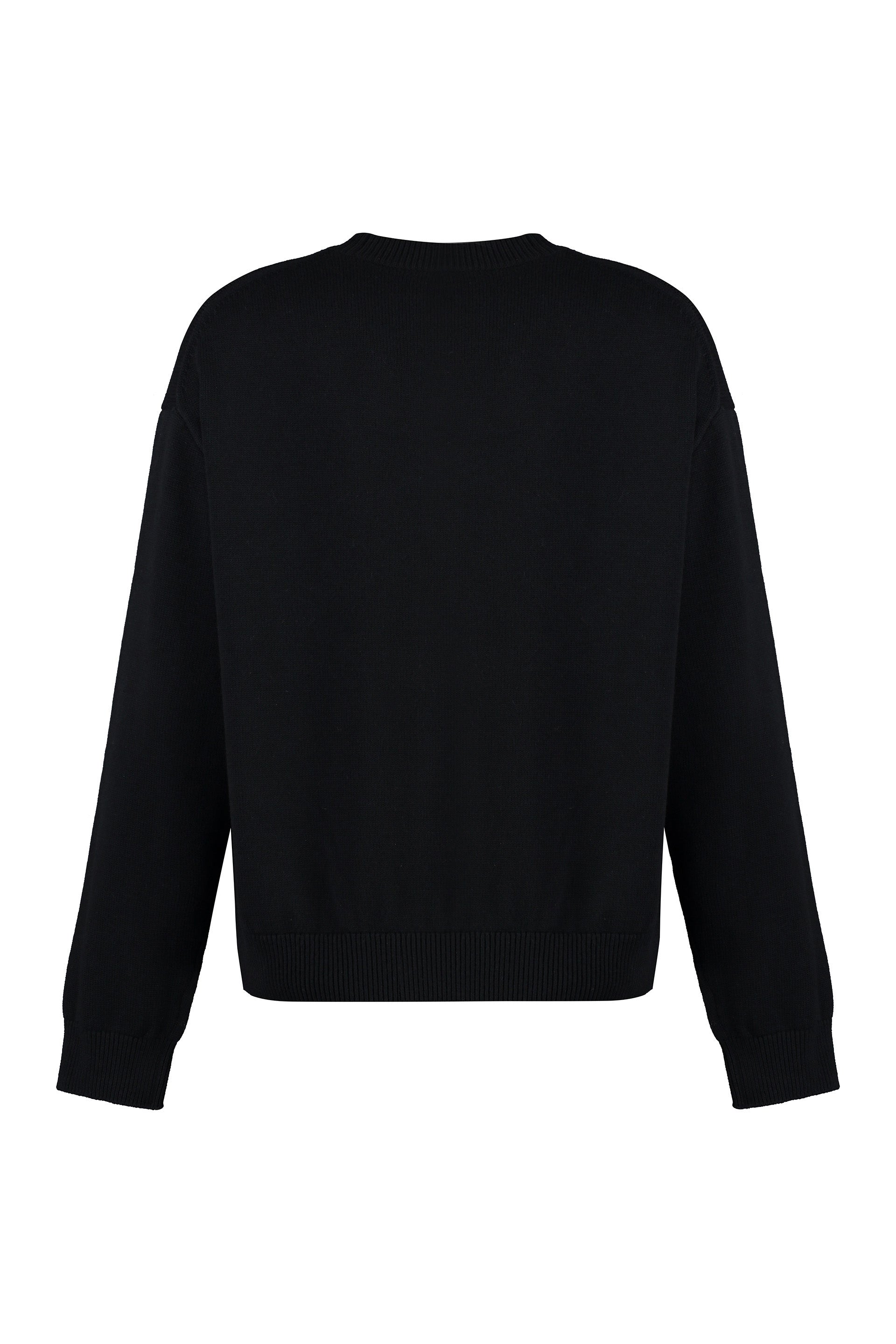 Wool-blend crew-neck sweater