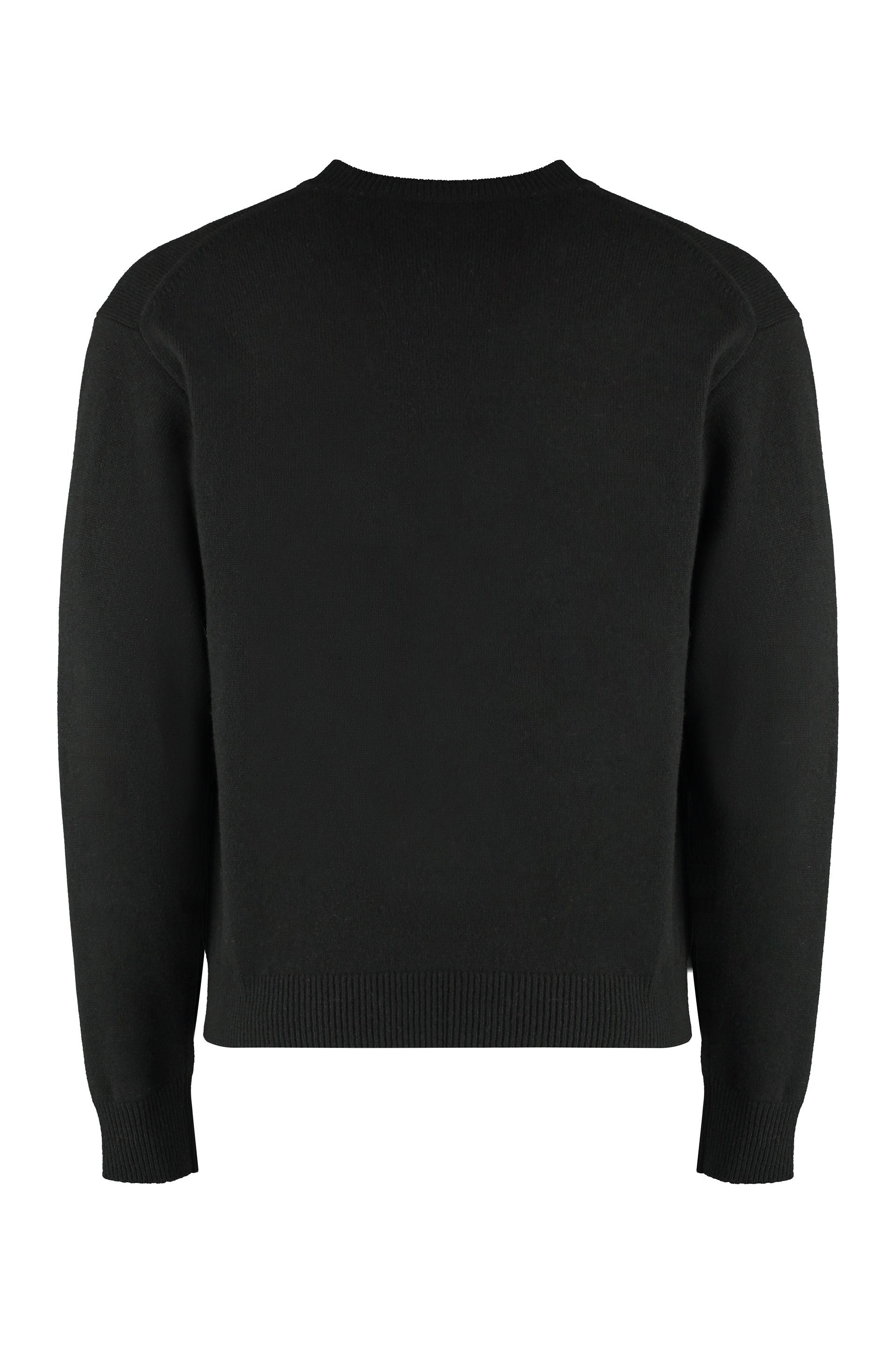 Crew-neck wool sweater