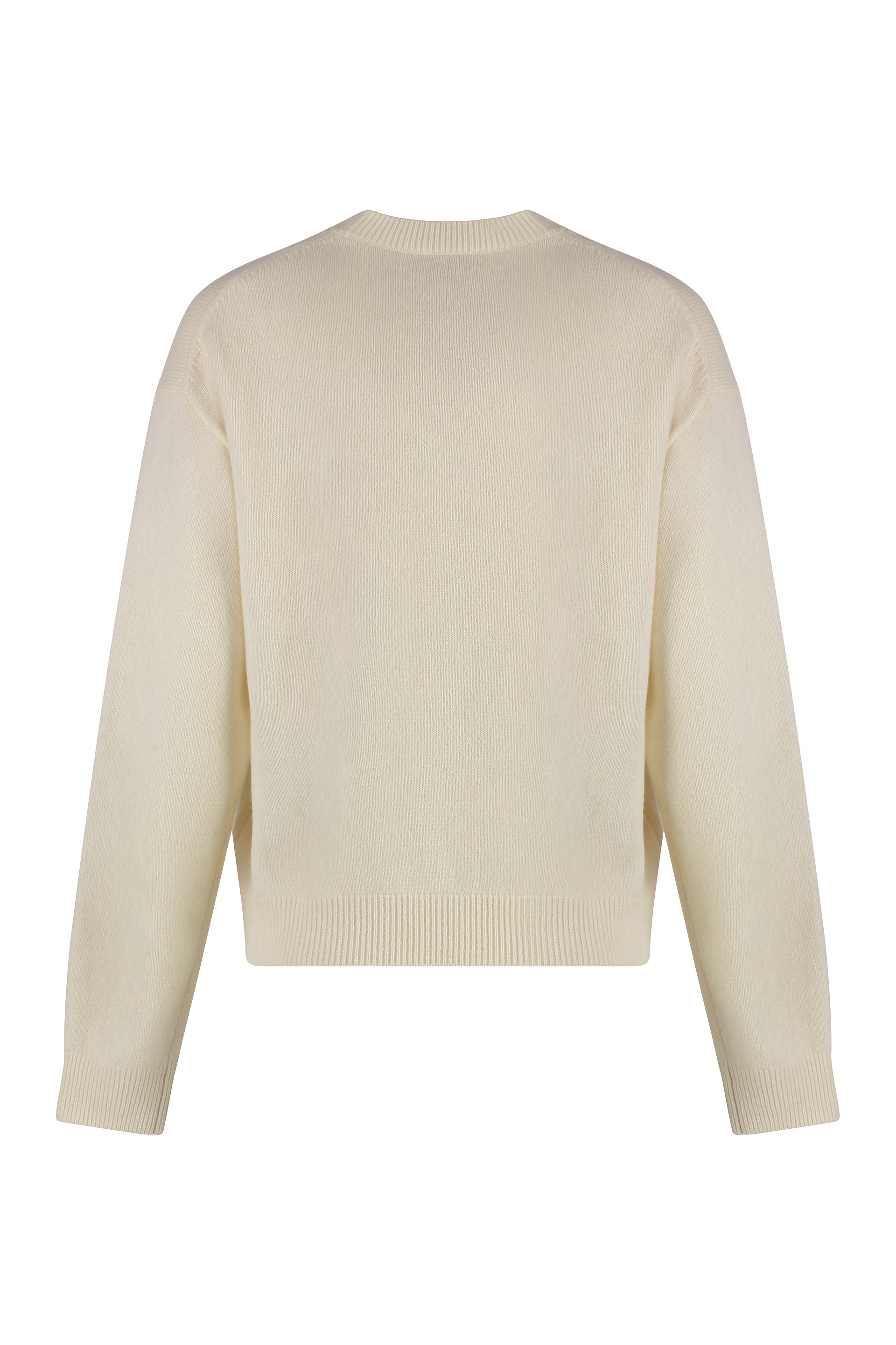 Crew-neck wool sweater