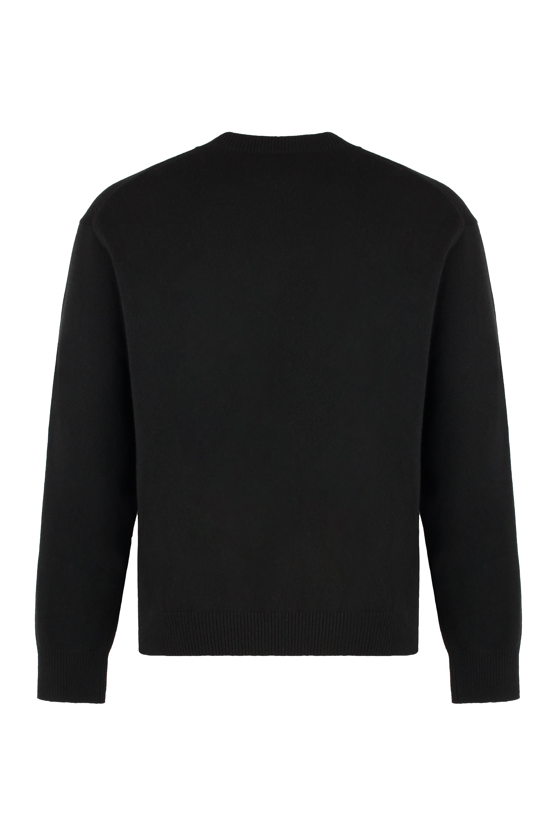 Crew-neck wool sweater