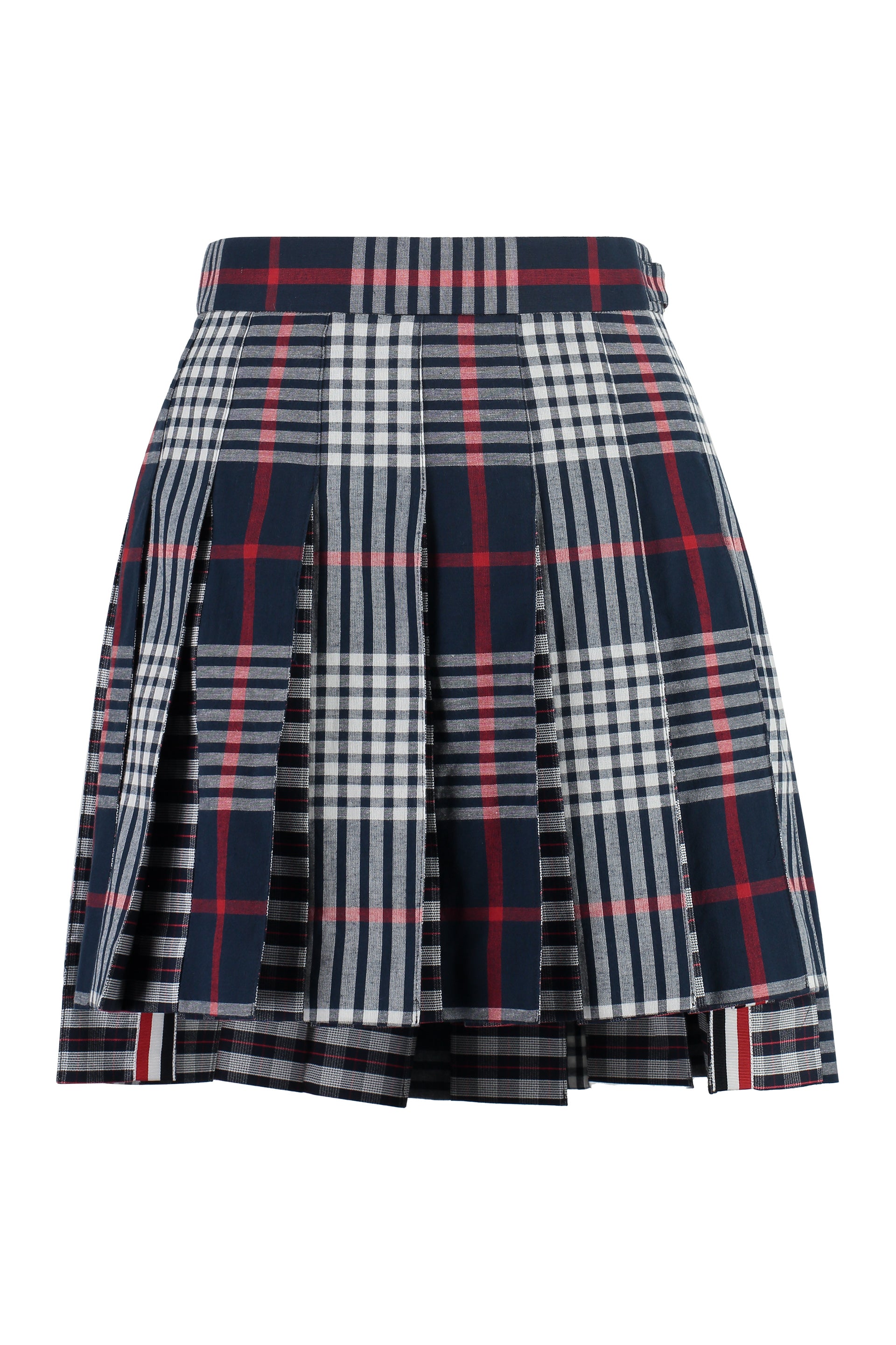 Pleated mini skirt